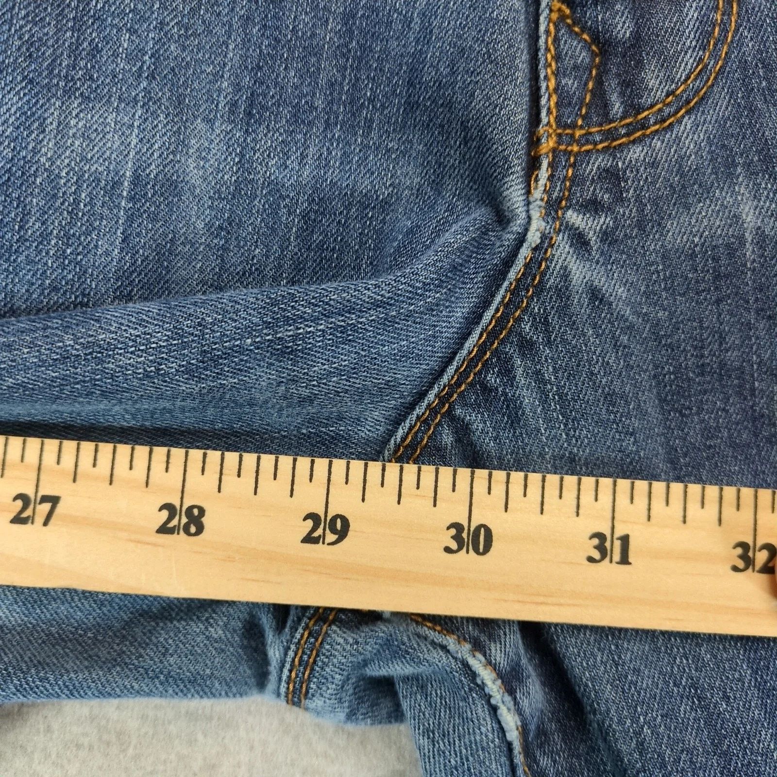 Gap Gap Loose Fit Jeans Men's 36x29 Dark Wash Straight Wide Leg Size US 35 - 4 Thumbnail