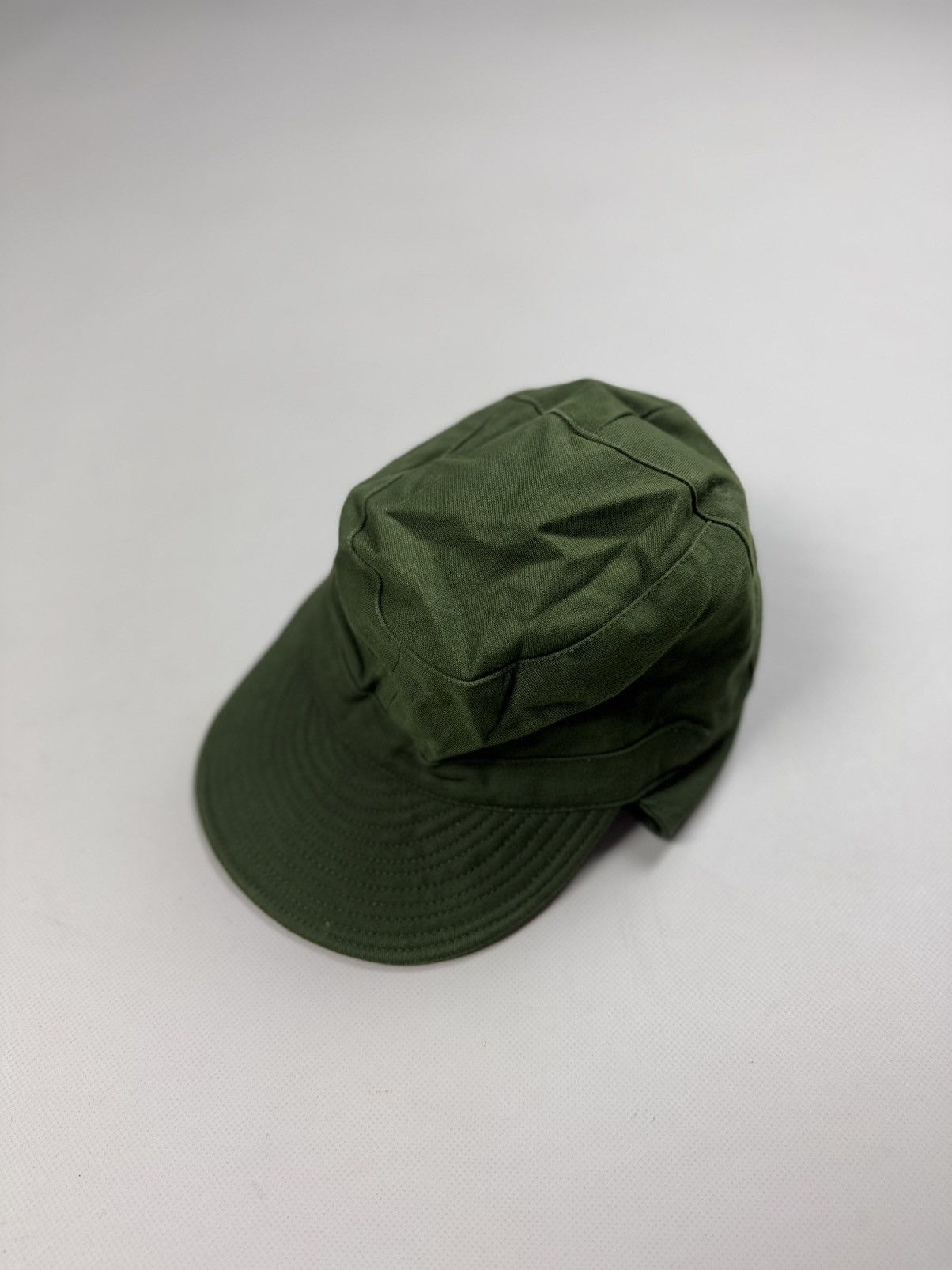 Other Swedish Army Vintage Fatigue Baseball Earwarmer Cap Hat 60s Size ONE SIZE - 6 Thumbnail