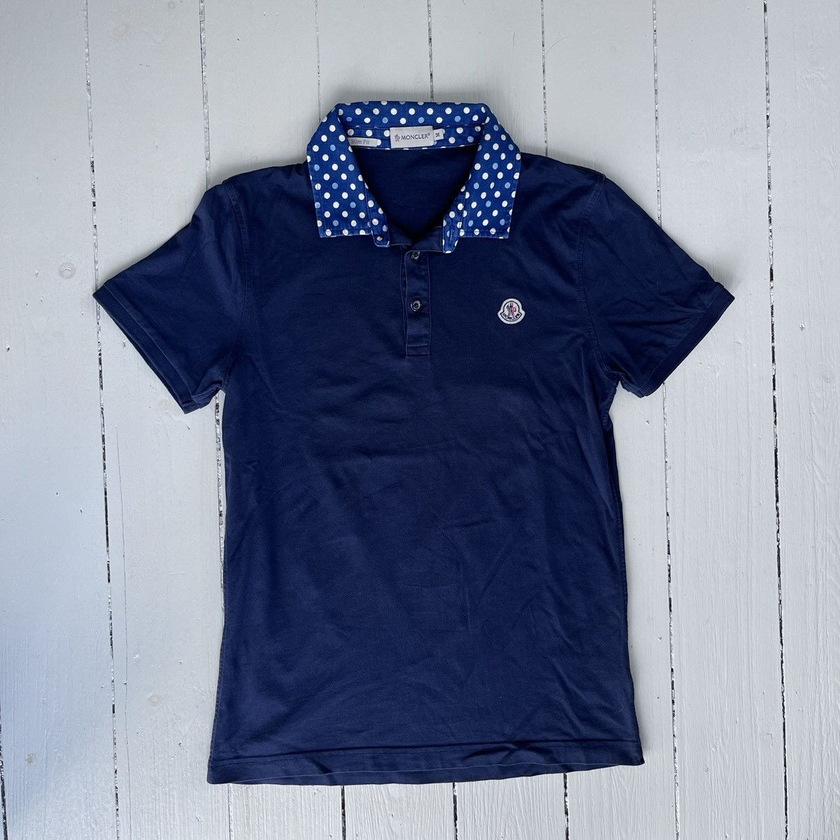 【極美 国内正規】MONCLER Maglia Polo Manica MONCLER モンクレール ポロシャツ/MAGLIA POLO MANICA C メンズ