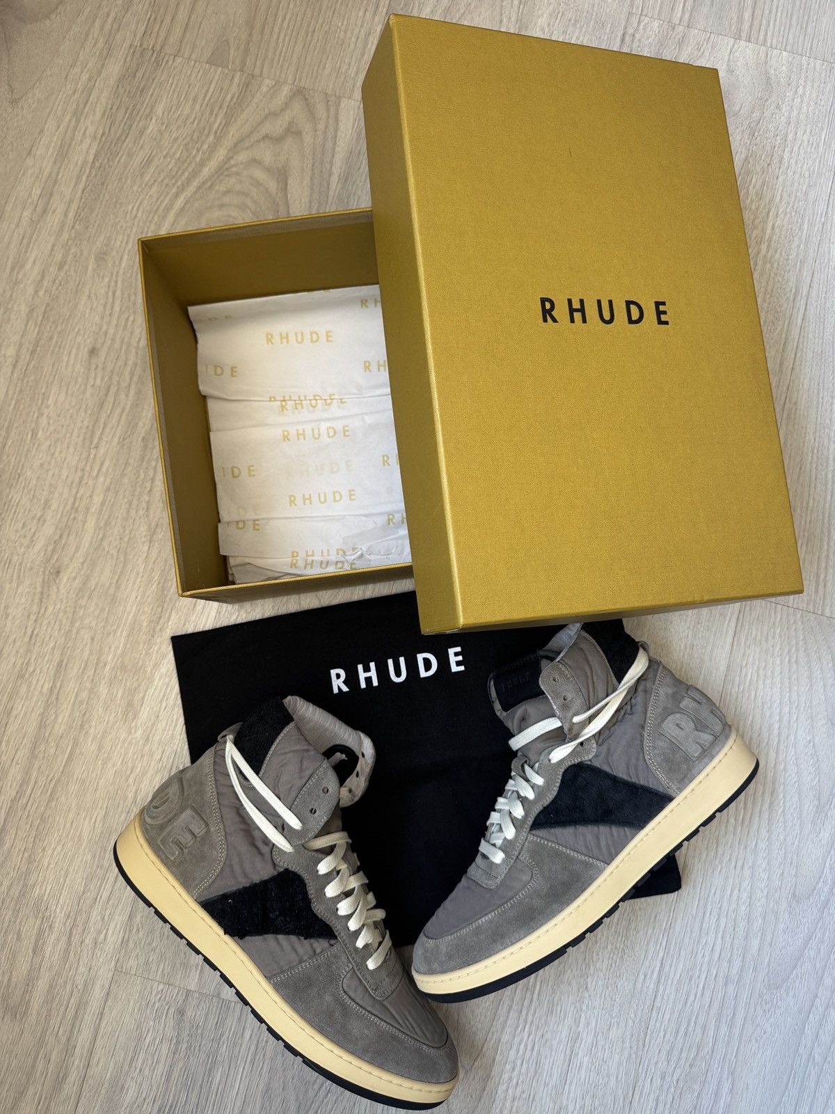 Rhude Rhude Rhecess High Top Size US 7 / EU 40 - 9 Thumbnail