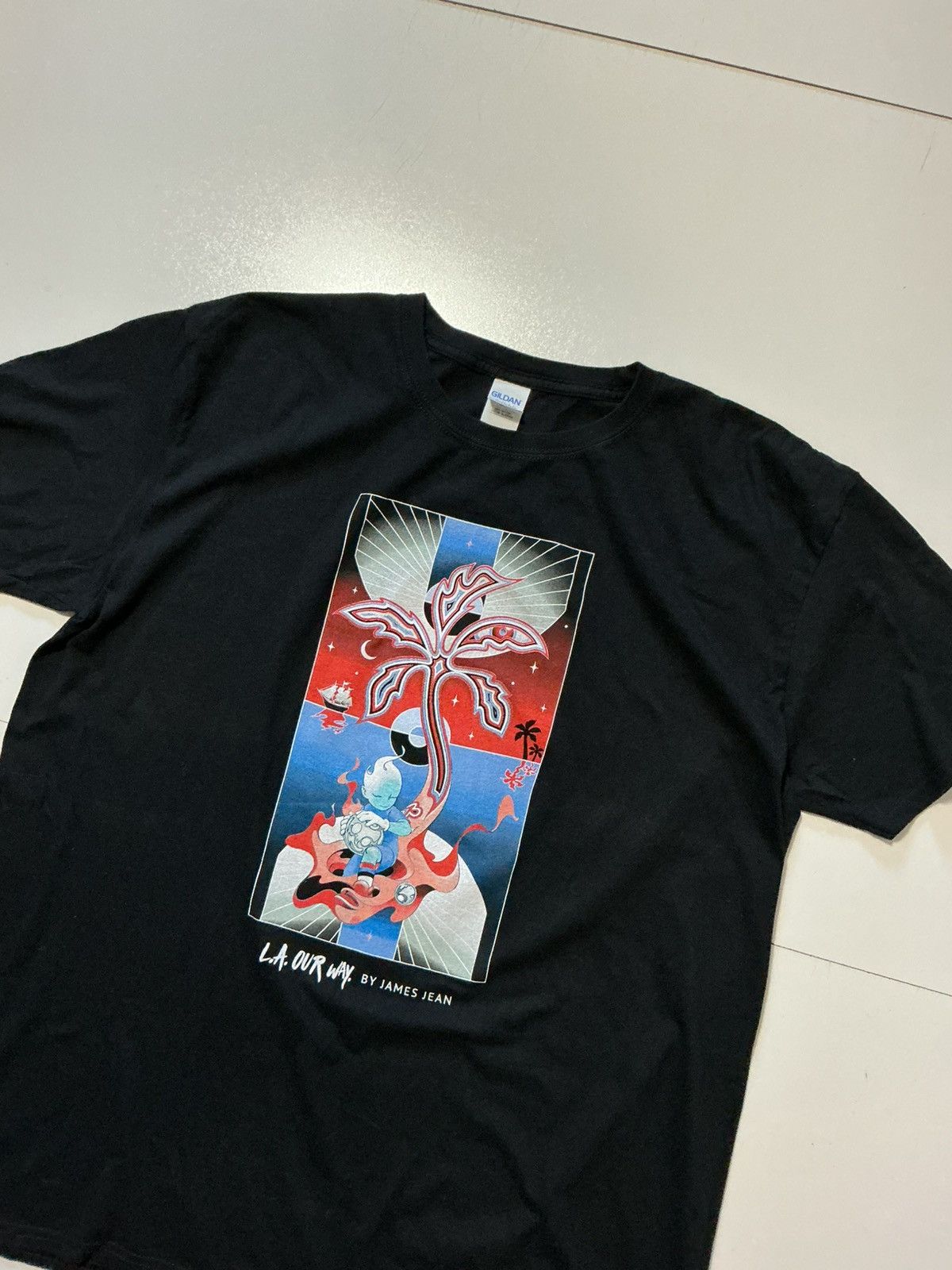 NBA Los Angeles Clippers X James Jean Art LA Our Way T-Shirt Size US XL / EU 56 / 4 - 4 Thumbnail