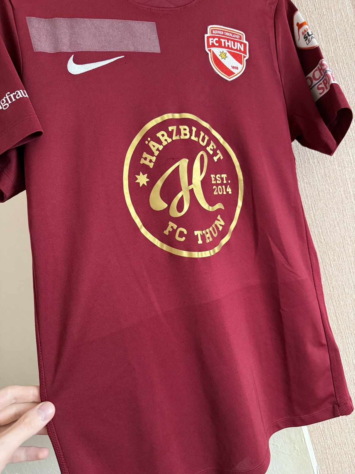 Nike Nike FC Thun Home Shirt Kablan #20 Swiss Super League Jersey Size US M / EU 48-50 / 2 - 21 Thumbnail