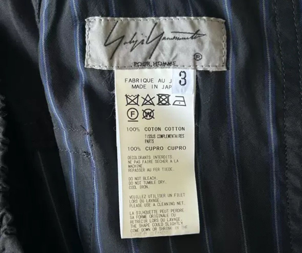 Yohji Yamamoto Yohji Yamamoto blue and black striped fabric skirt pants Size US 32 / EU 48 - 8 Thumbnail