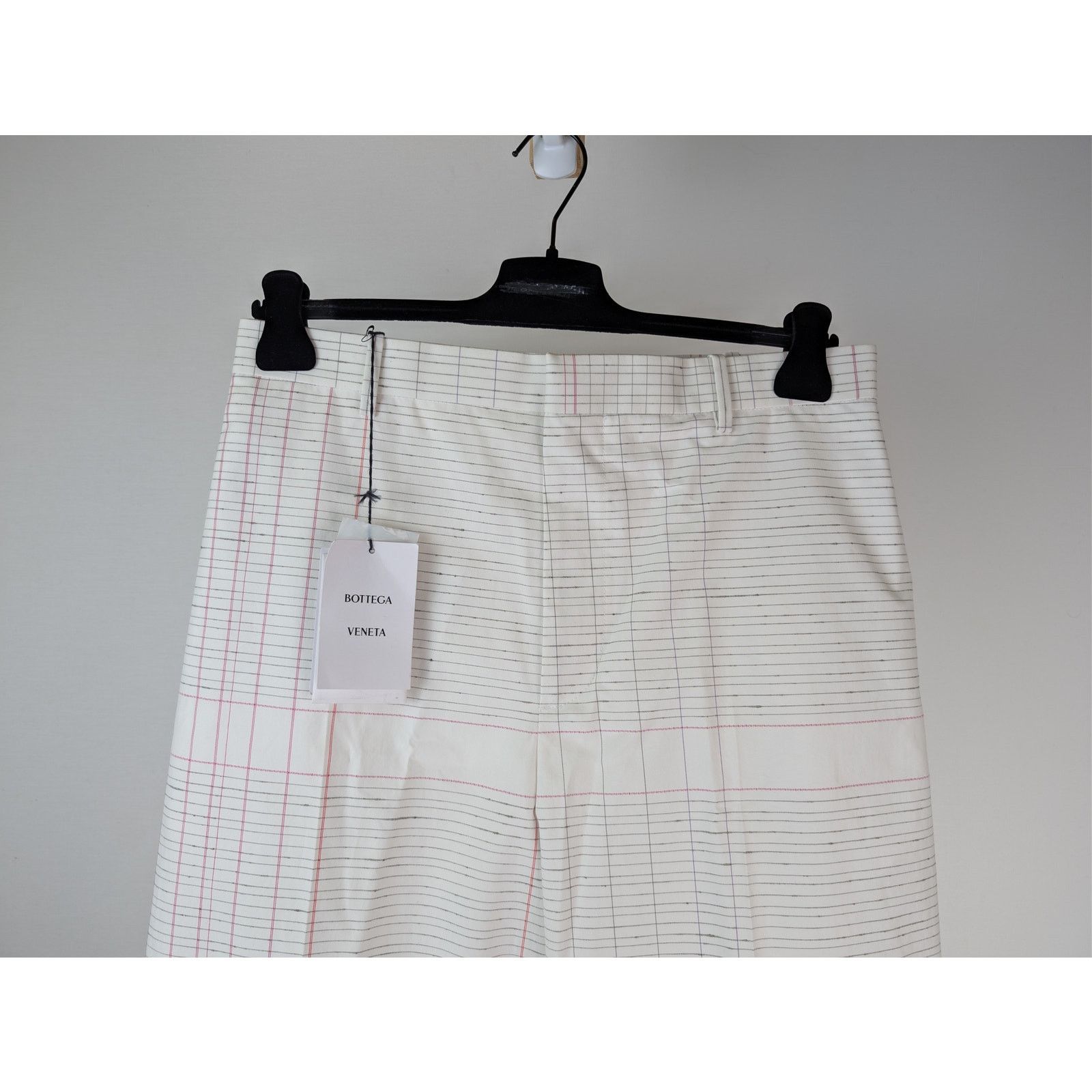 Bottega Veneta o1rshd1 Notebook Cotton Trousers Pants in Off White Size US 32 / EU 48 - 3 Thumbnail