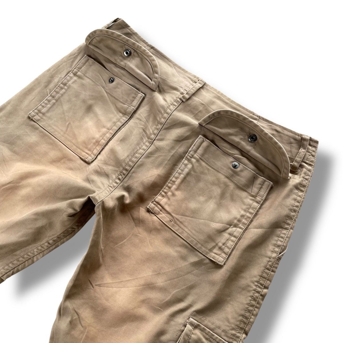 20471120 🇯🇵 291295 = HOMME FLARE CARGO PANTS Size US 31 - 9 Thumbnail