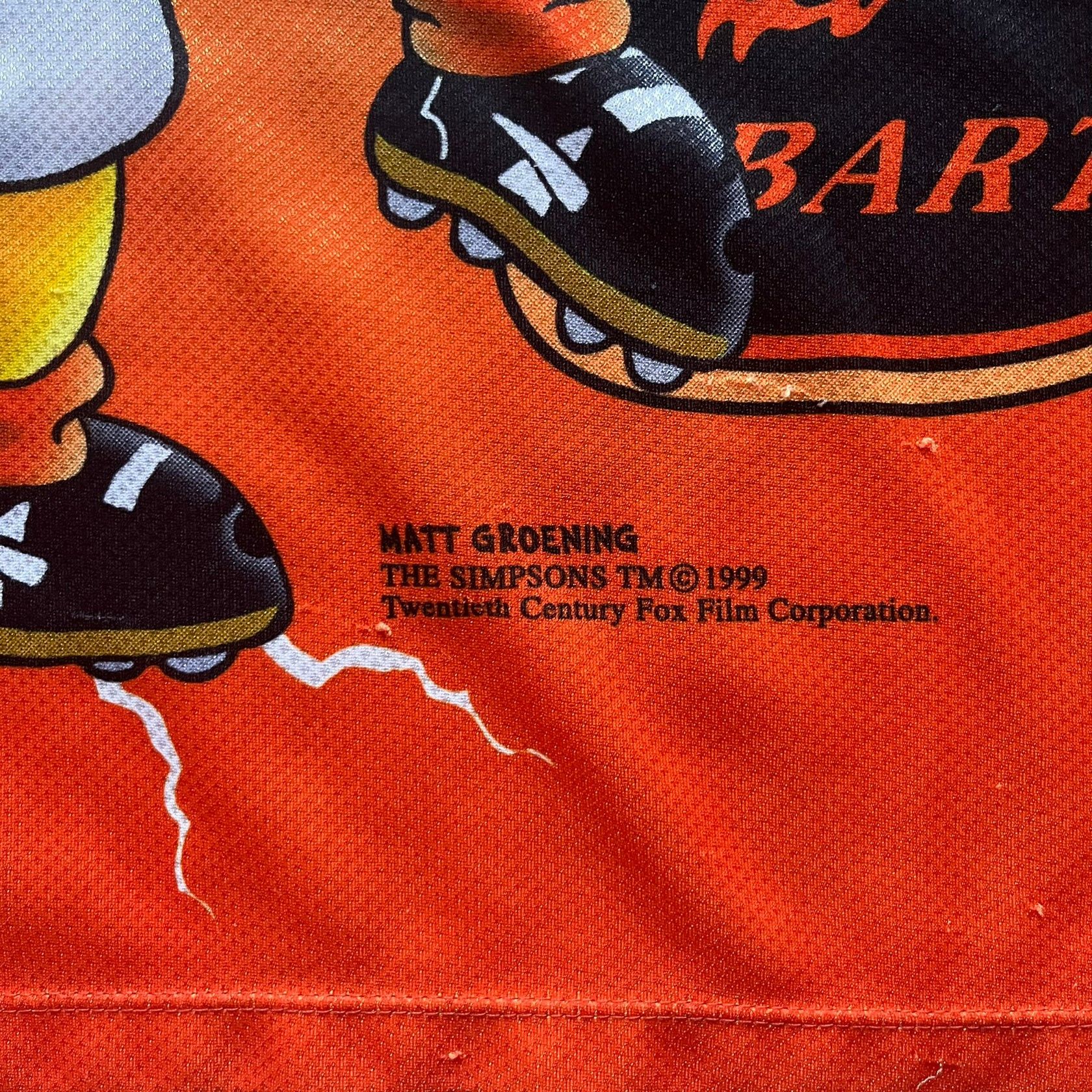 The Simpsons The Simpsons Bart World Cup Netherlands 1999 Tee Size US XL / EU 56 / 4 - 6 Thumbnail