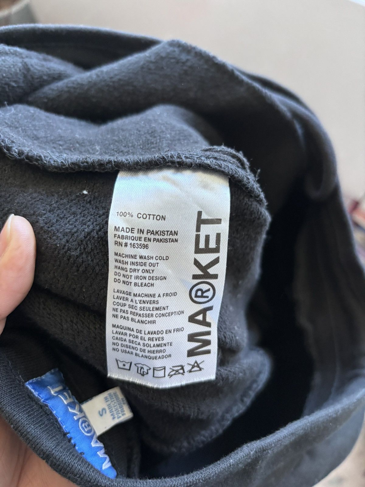 Market Market black and gray sweat pants Size US 29 - 4 Thumbnail