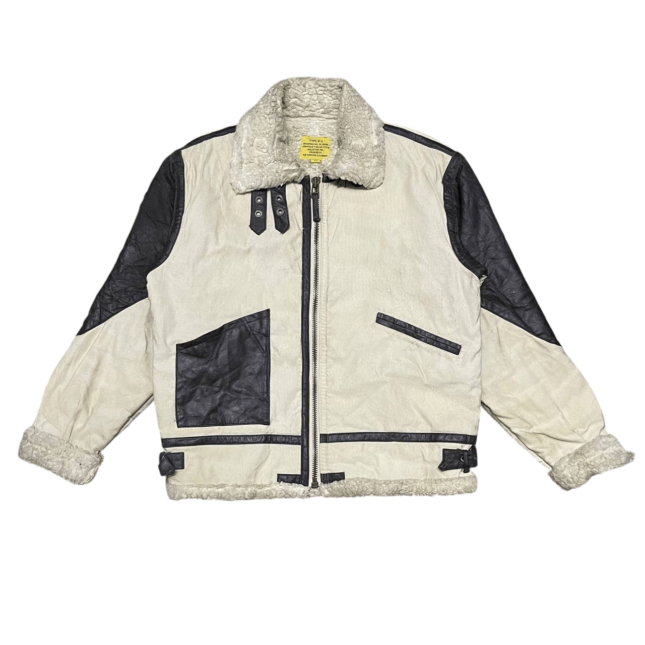 Vintage Houston US Air Force Type B3 Military Jacket