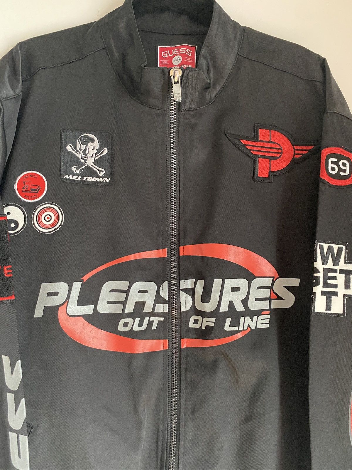 Guess × Pleasures Guess x Pleasures Race-Inspired Out of Line Sport Jacket 2XL Size US XXL / EU 58 / 5 - 2 Thumbnail