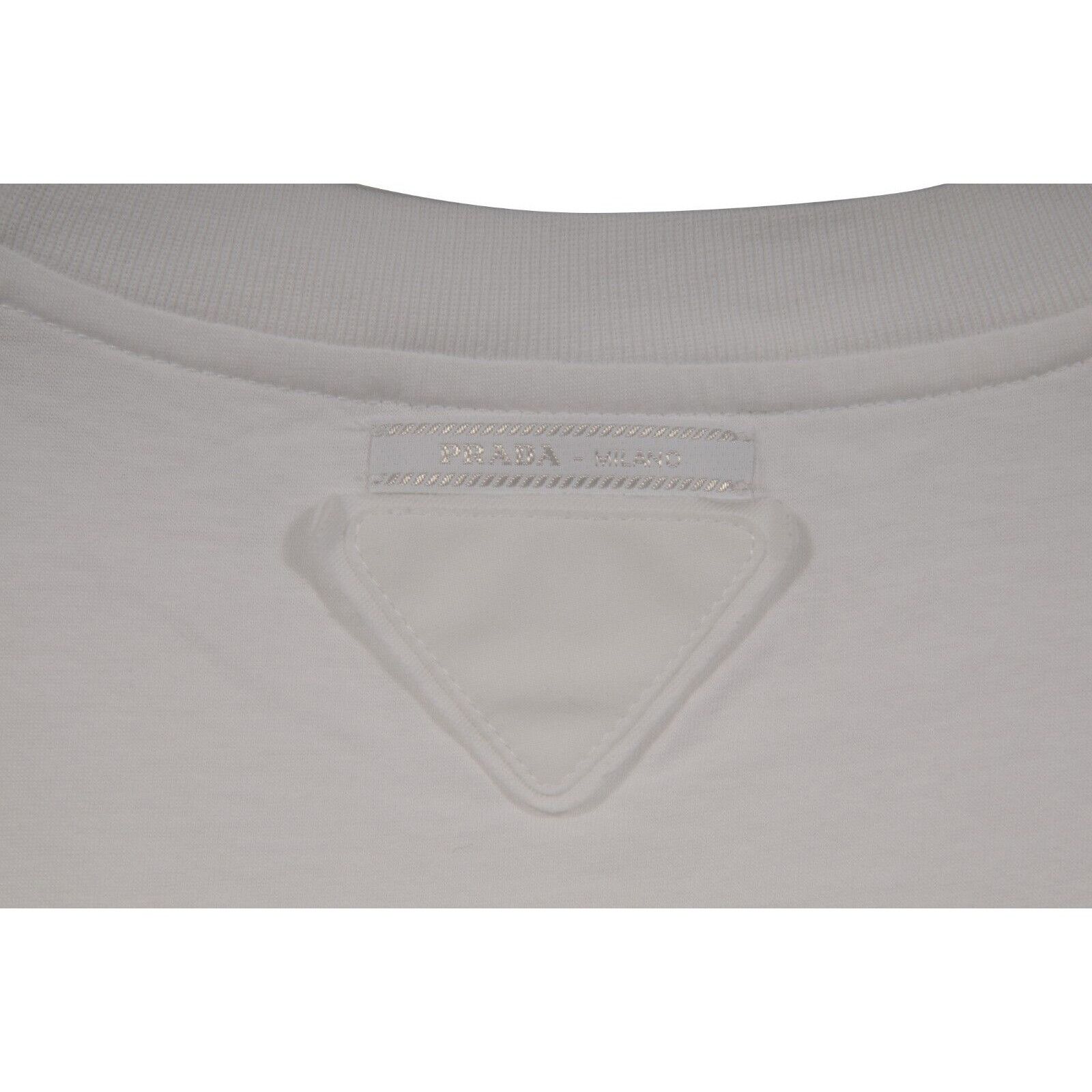 Prada Crewneck T Shirt White Short Sleeve Size US L / EU 52-54 / 3 - 5 Thumbnail