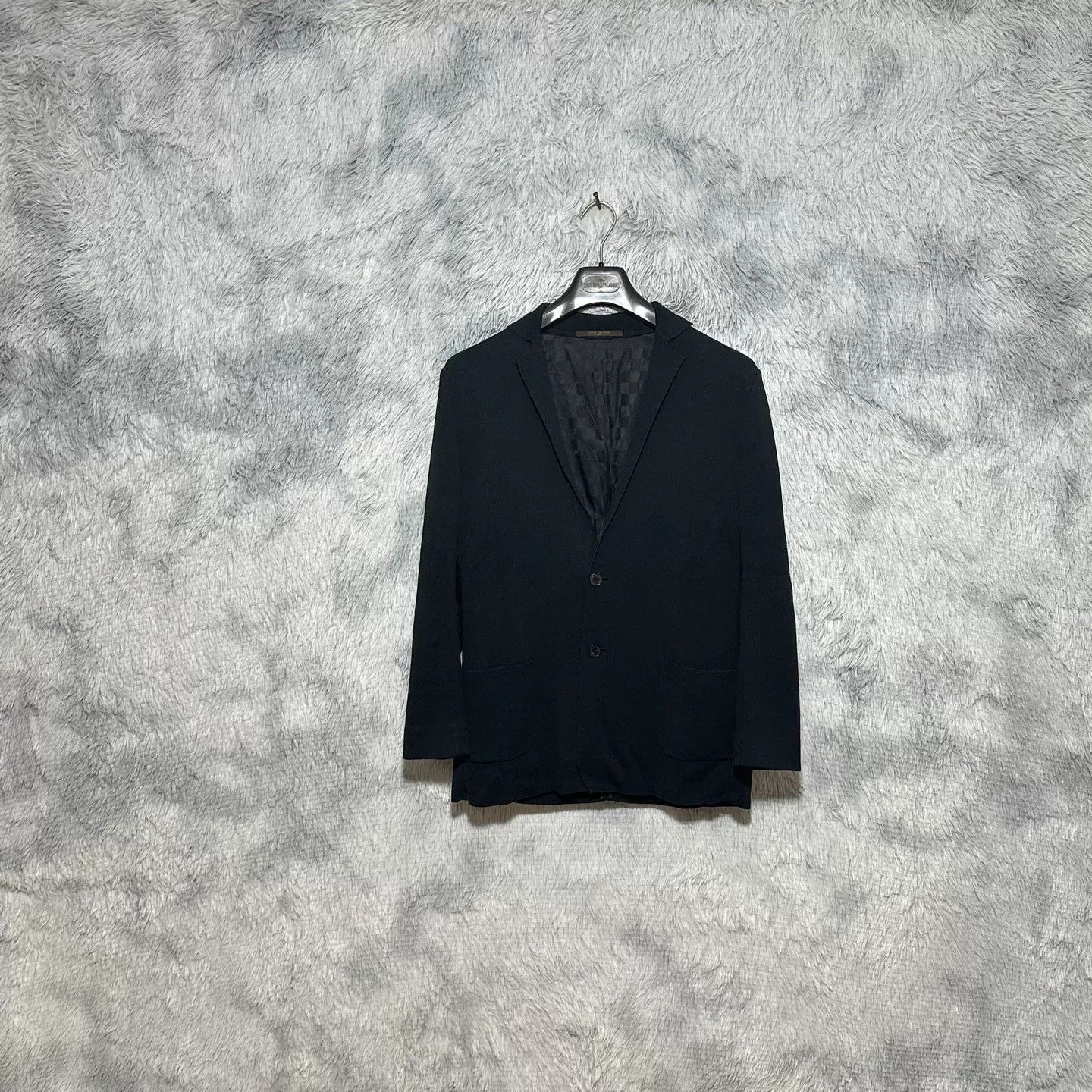 Louis Vuitton black wool knit jacket by Louis Vuitton Size US S / EU 44-46 / 1 - 1 Thumbnail