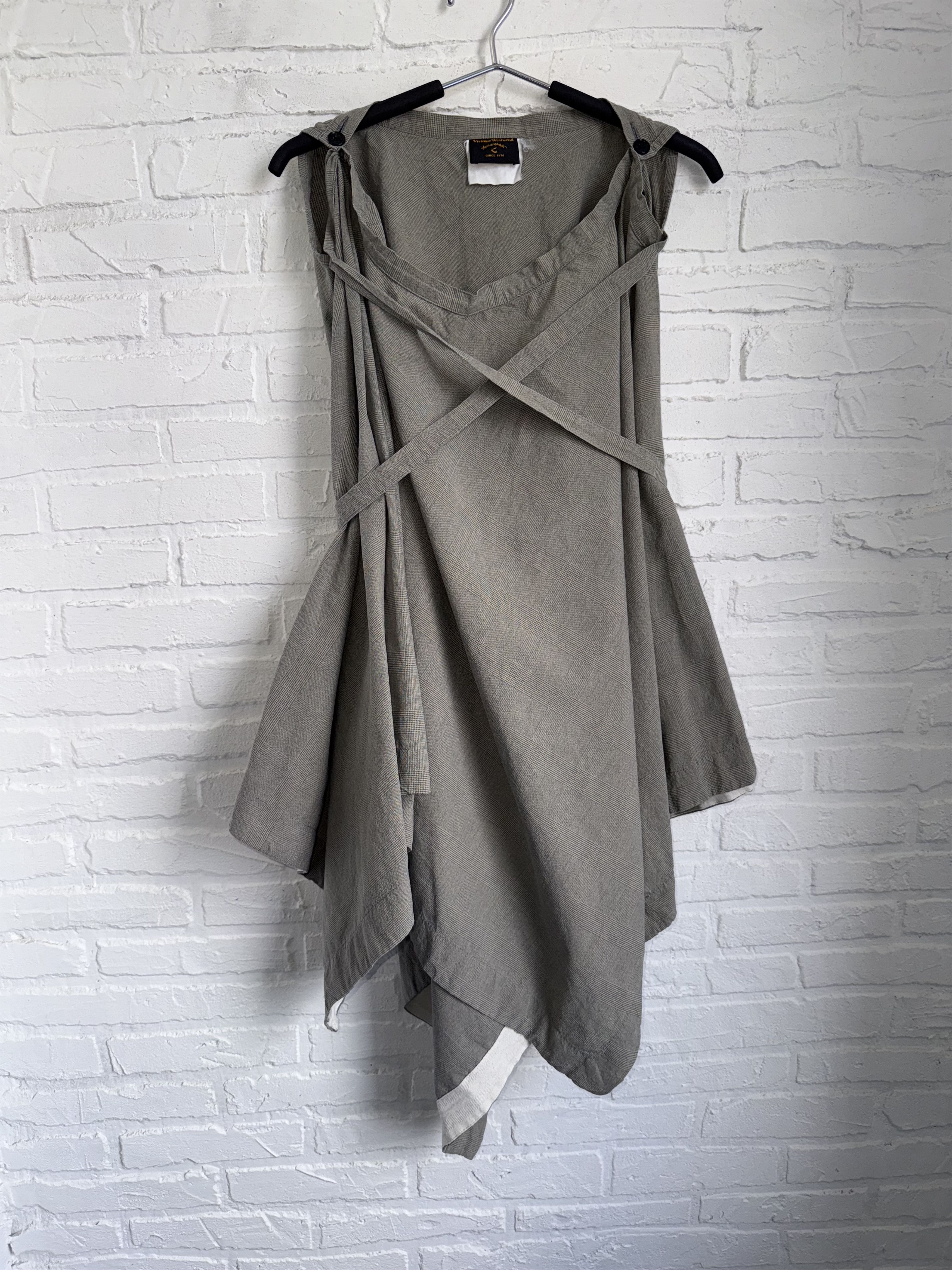 Vivienne Westwood RARE Vivienne Westwood Anglomania Asymmetric Draped Dress Size M / US 6-8 / IT 42-44 - 1 Thumbnail