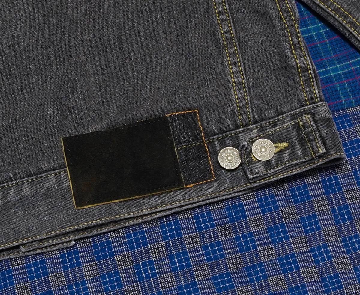 Visvim VISVIM 101 JKT Damaged Denim Jacket Black Size 2 Size US M / EU 48-50 / 2 - 5 Thumbnail