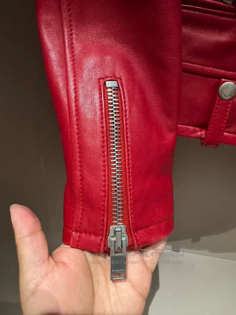 Saint Laurent Paris Saint Laurent Paris Motorcycle leather jacket Size XS / US 0-2 / IT 36-38 - 4 Thumbnail