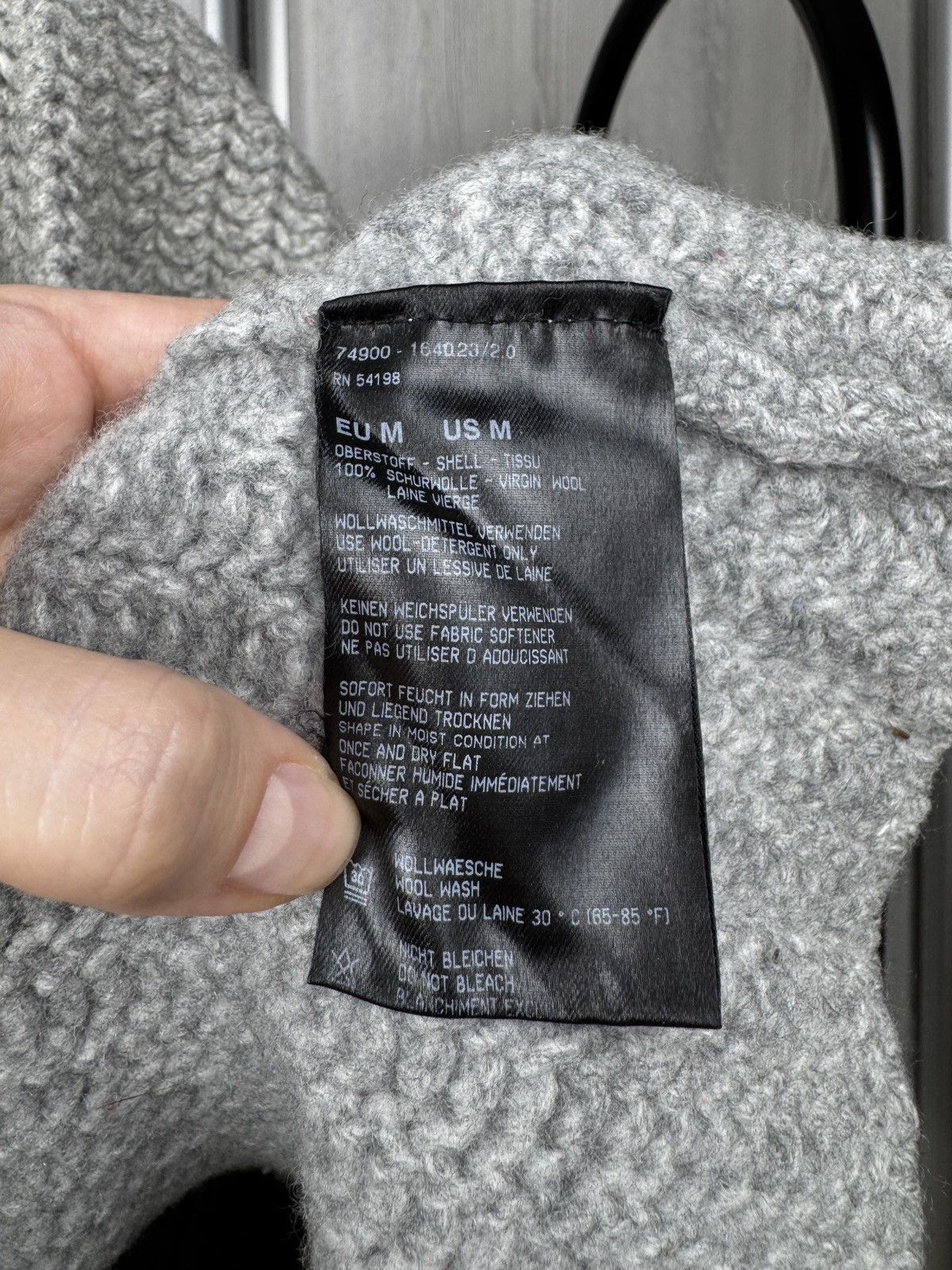 Bogner Bogner grey wool full zip knitwear poncho sweater size M Size M / US 6-8 / IT 42-44 - 9 Thumbnail