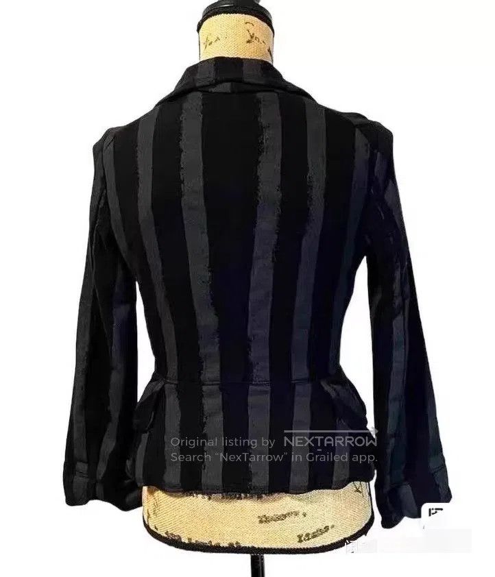 Vivienne Westwood Vivienne Westwood Waist Cinched Jacket, Vertical Stripes Size L / US 10 / IT 46 - 2 Thumbnail