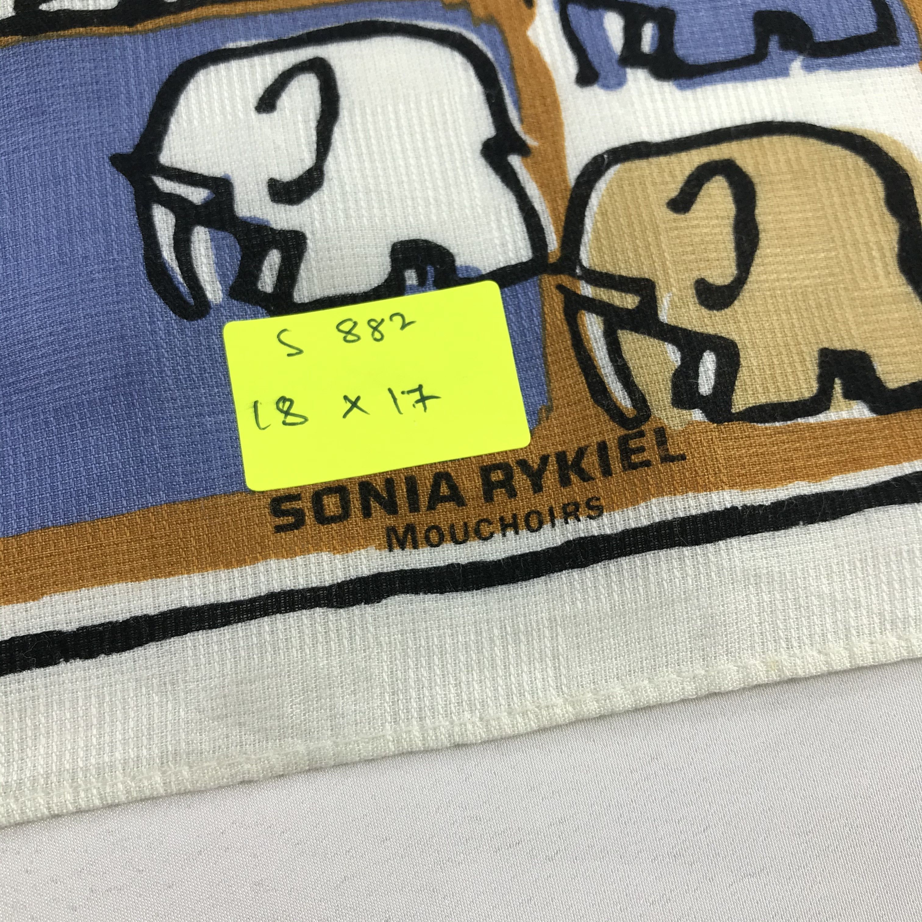 Sonia Rykiel × Vintage Sonia Rykiel Bandana / Handkerchief / Neckerchief - S882 Size ONE SIZE - 5 Thumbnail