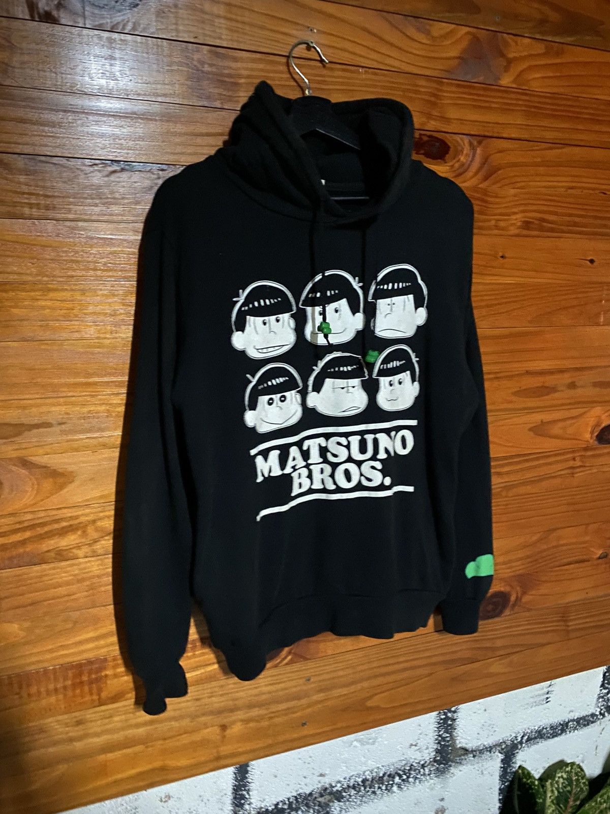 Anime Vintage Osomatsu-san “Matsuno Bros.” Black Hoodie Size US M / EU 48-50 / 2 - 5 Thumbnail