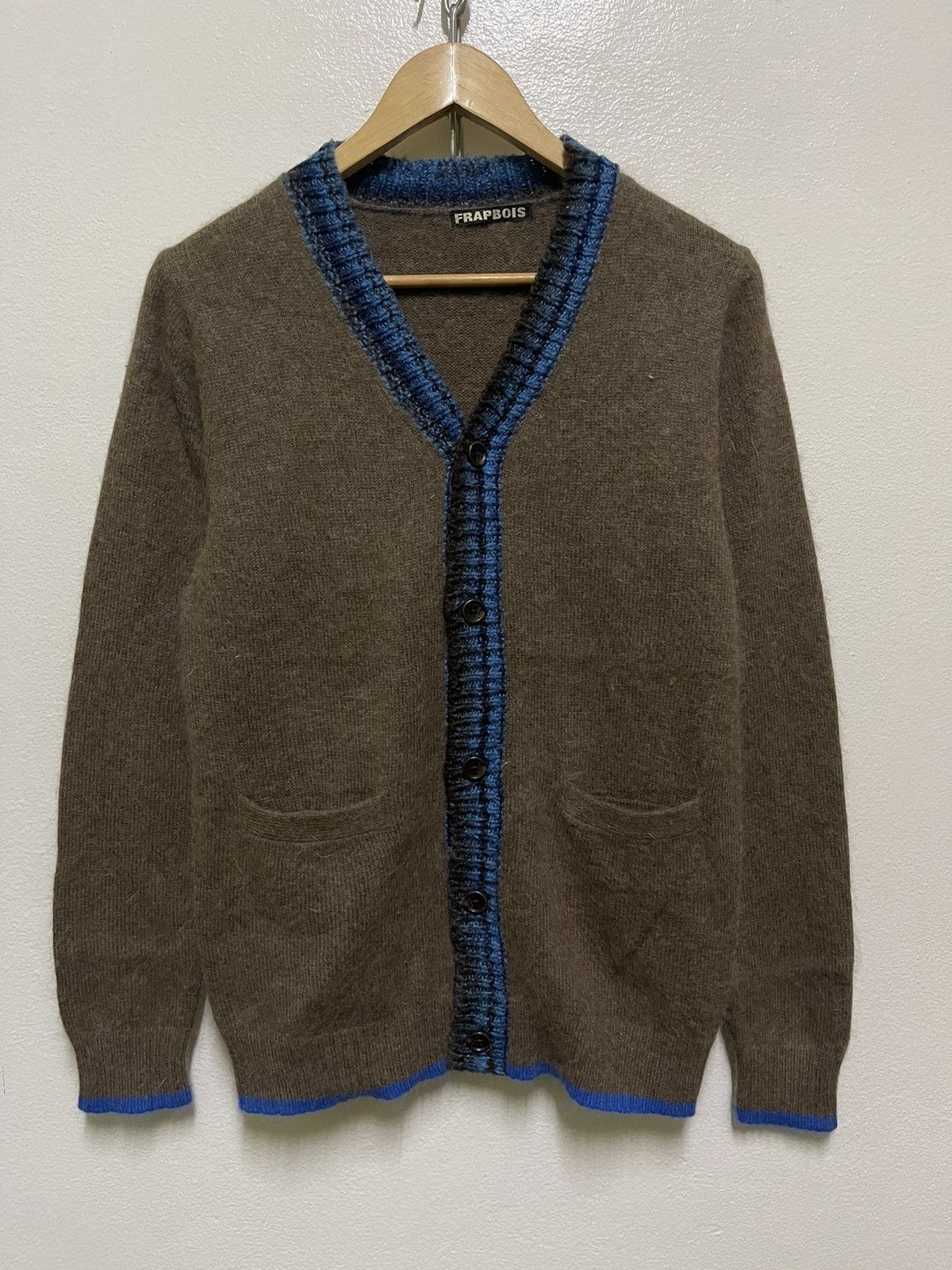 Frapbois × Issey Miyake × Japanese Brand Frapbois Bigi Sample Cardigan Knitwear Japan Size US M / EU 48-50 / 2 - 1 Thumbnail