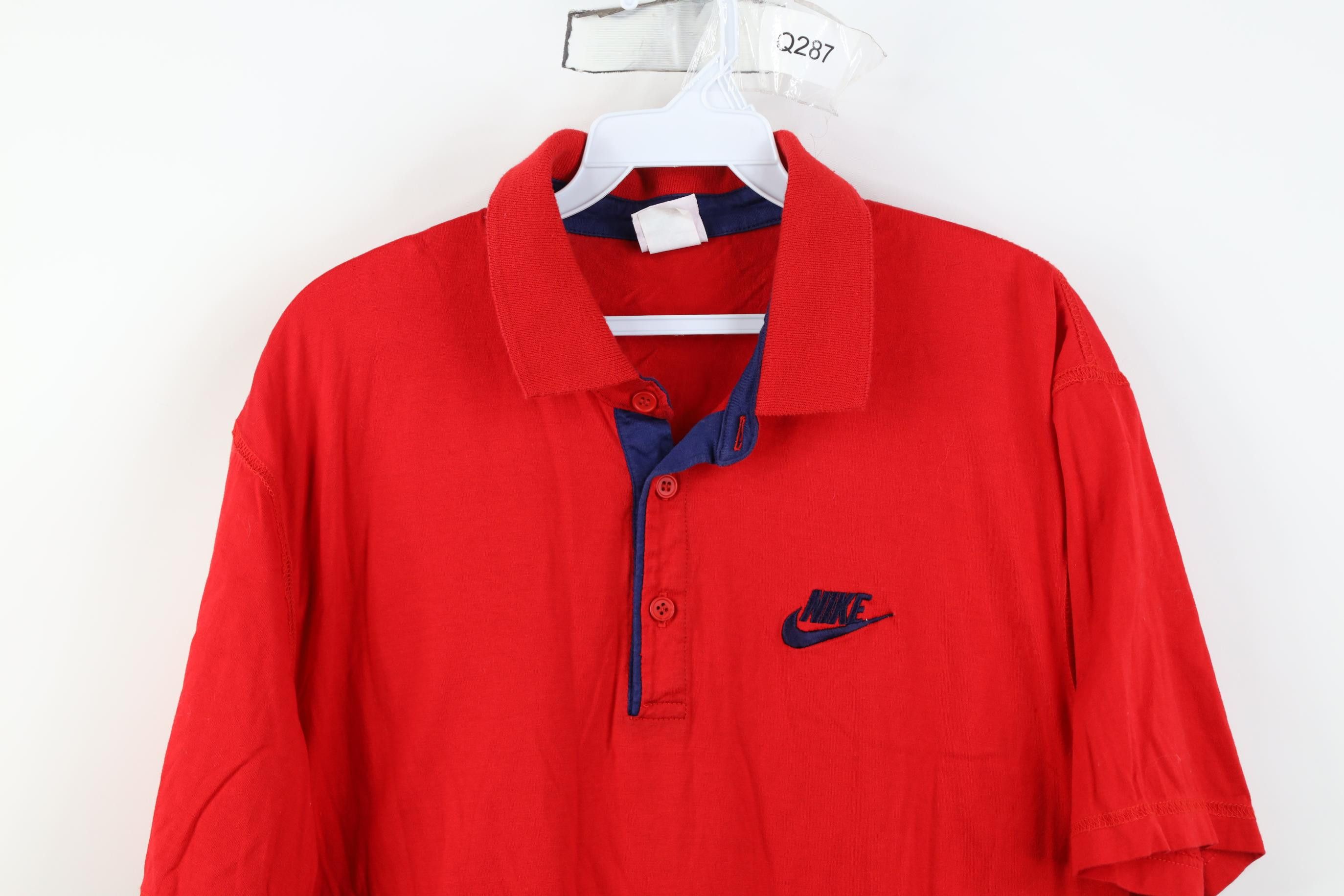 Nike Vintage 80s 90s Nike Swoosh Collared Golf Polo Shirt USA Size US XL / EU 56 / 4 - 2 Thumbnail