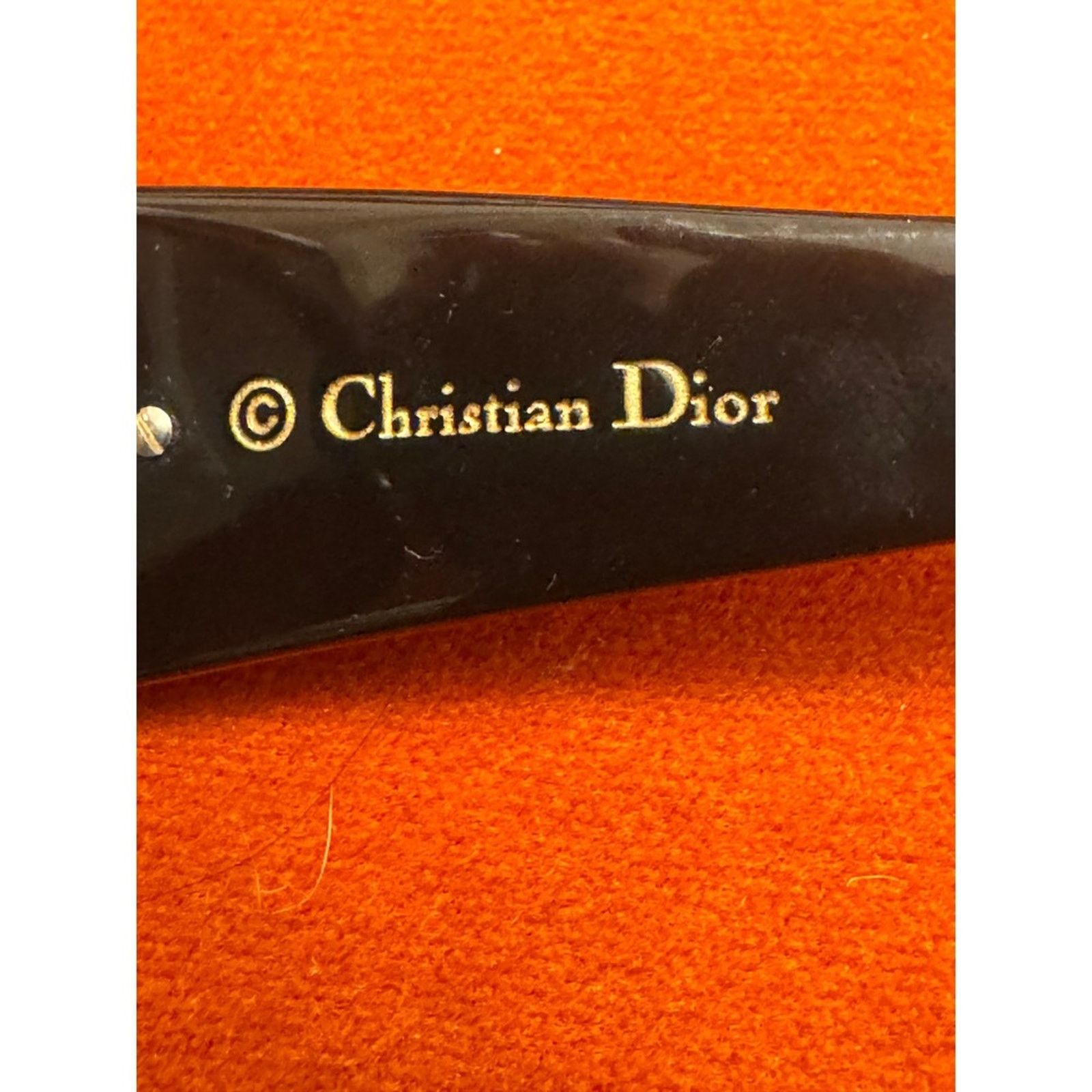Dior Dior Women's Sunglasses Black Frame Orange Arms Designer Size ONE SIZE - 5 Thumbnail