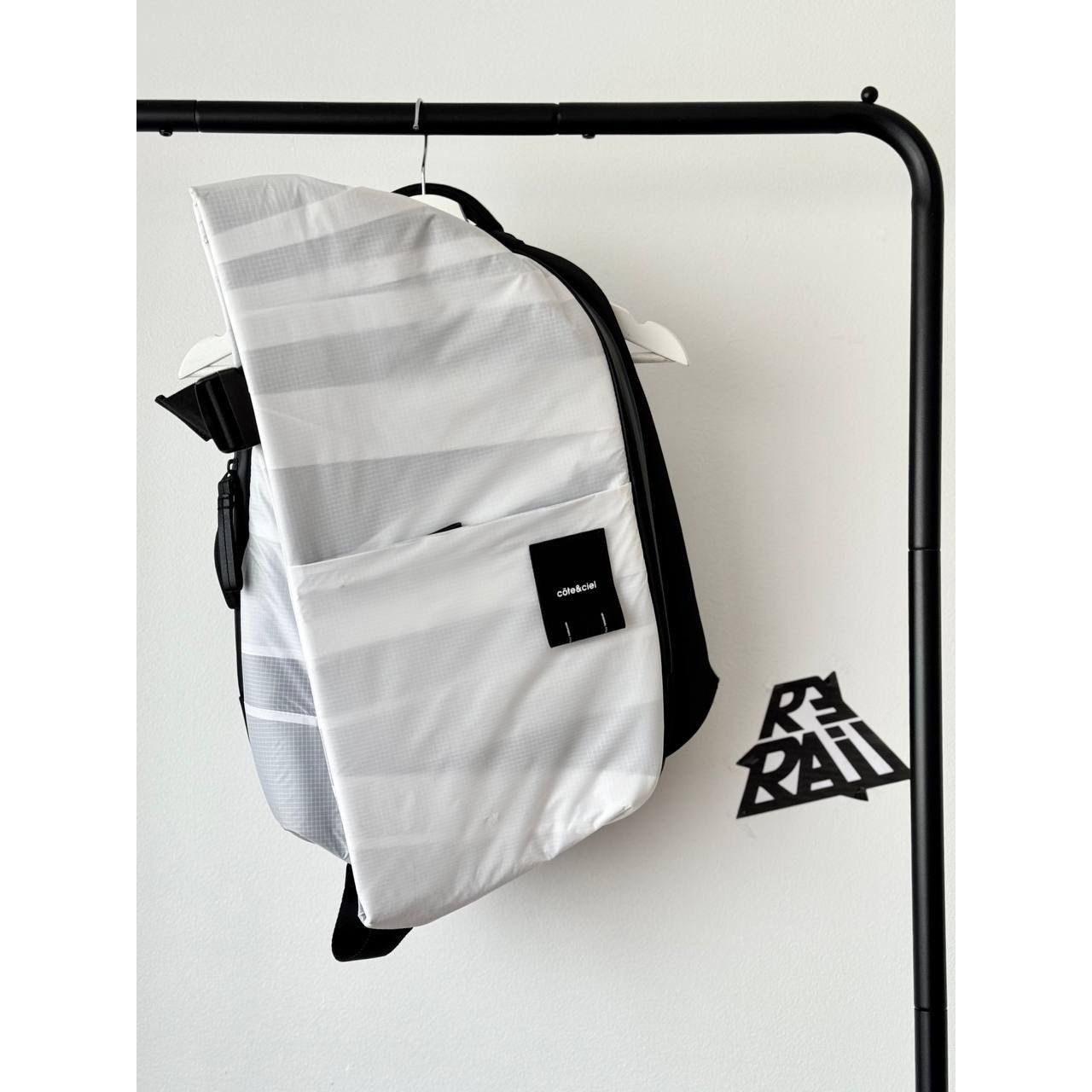 Cote&Ciel Cote and Ciel White Layered Isar Backpack Technical Ripstop Size ONE SIZE - 2 Thumbnail