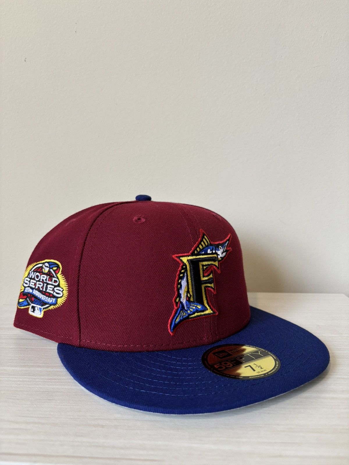 Hat Club Marlins Fitted Size 7 1/2 Sangria Collection HatClub Size ONE SIZE - 1 Thumbnail