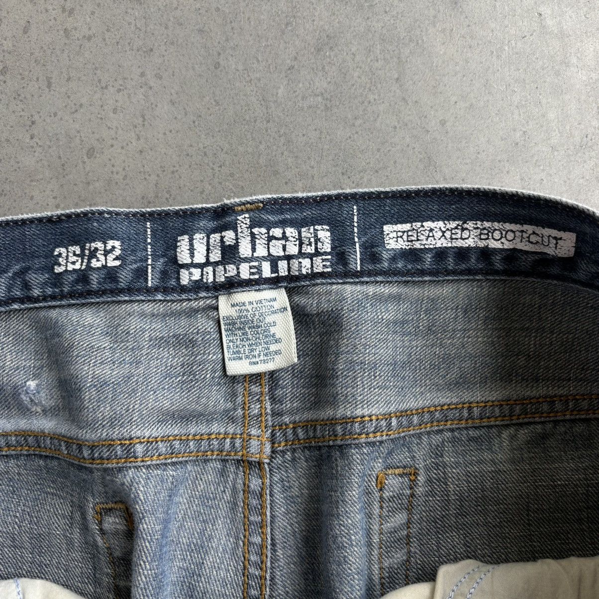 Urban Pipeline × Vintage Vintage Y2K Urban Pipeline Denim Jeans Baggy Wide Leg 36x32 Size US 36 / EU 52 - 4 Thumbnail