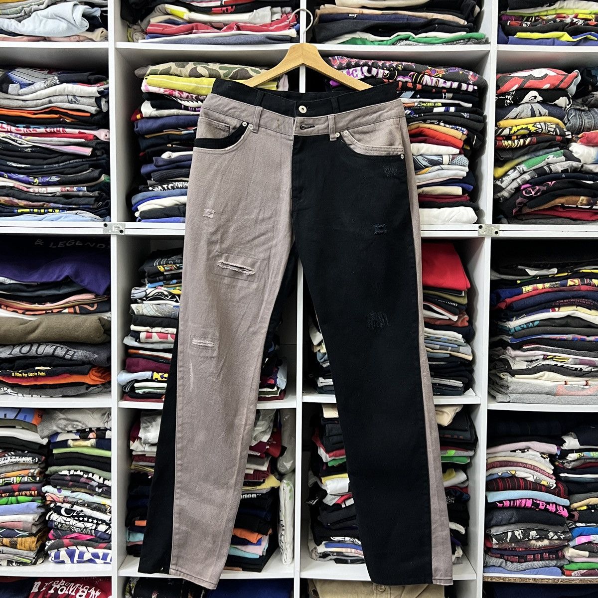 Japanese Brand × Vintage VTG KITTLE DOUBLE WAIST JAPANISH BRAND Size US 31 - 1 Thumbnail