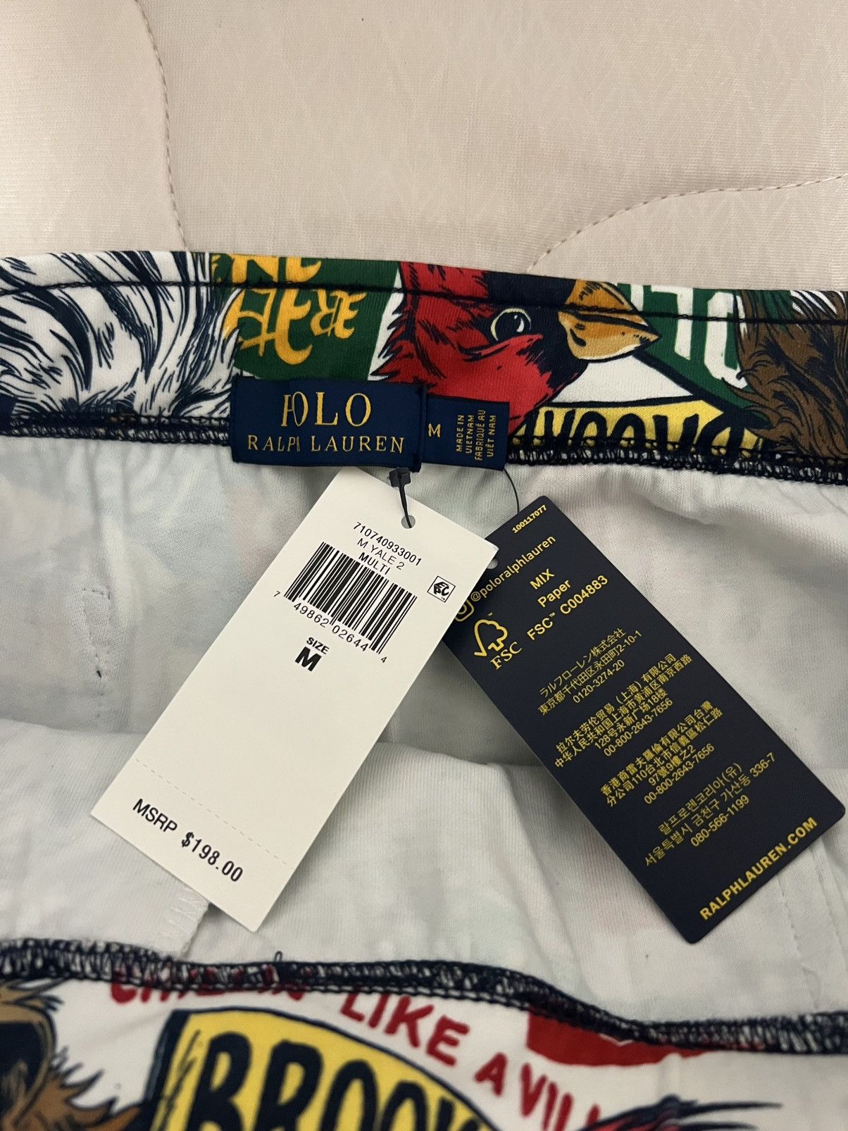 Polo Ralph Lauren Polo Ralph Lauren Mascot University Multicolor Pants Size US 32 / EU 48 - 2 Thumbnail
