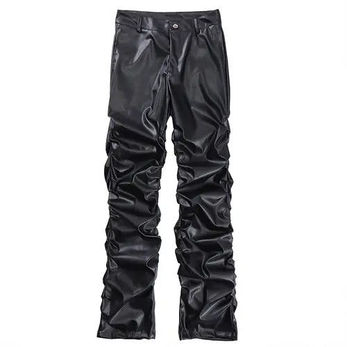Japanese Brand × Jean Pu Leather Pants Size US 32 / EU 48 - 2 Thumbnail