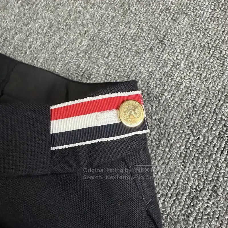 Thom Browne Thom Browne Navy Wool Casual Pants . Size US 38 / EU 54 - 5 Thumbnail