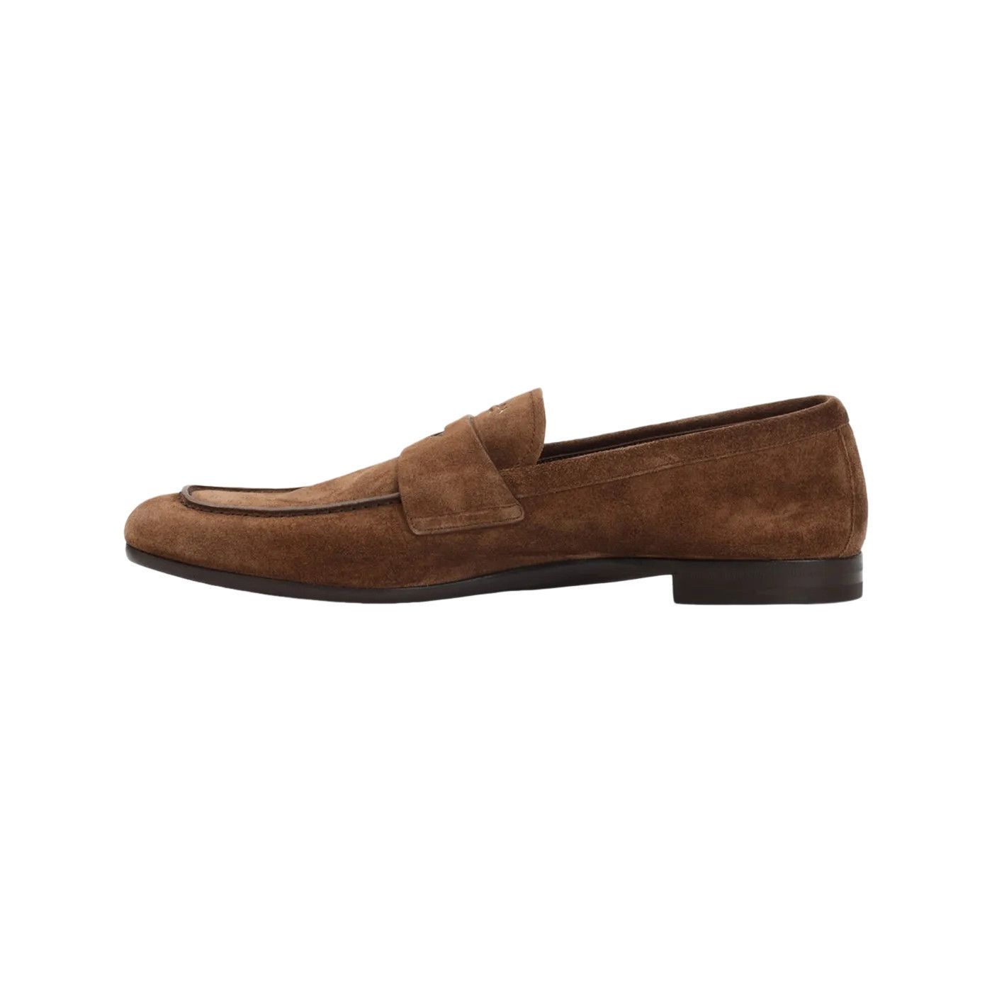 Prada PRADA Cacao Brown Suede Loafers New & Authentic (Men's size: Size US 9.5 / EU 42-43 - 2 Thumbnail