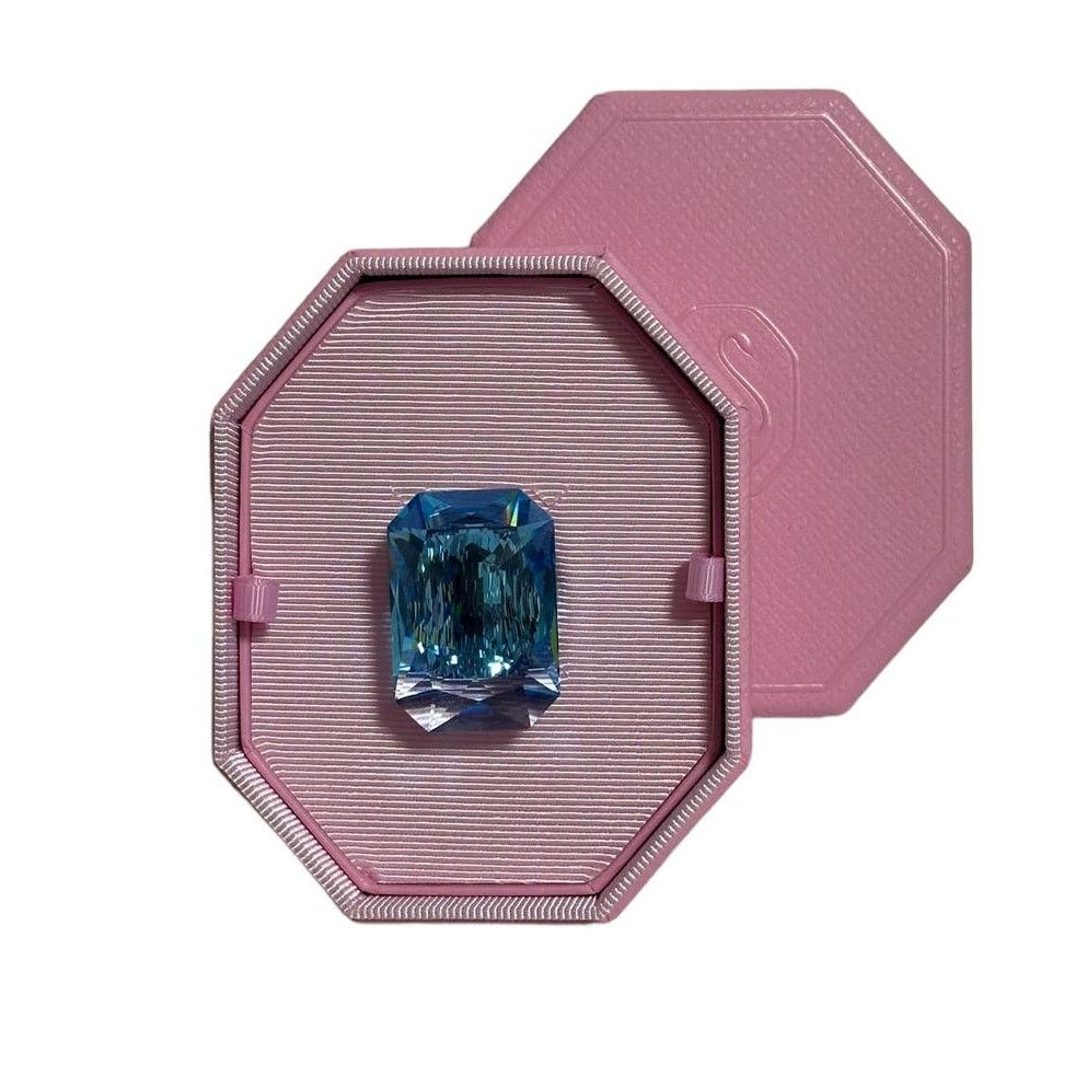 Swarovski Lucent cocktail ring Oversized crystal 7