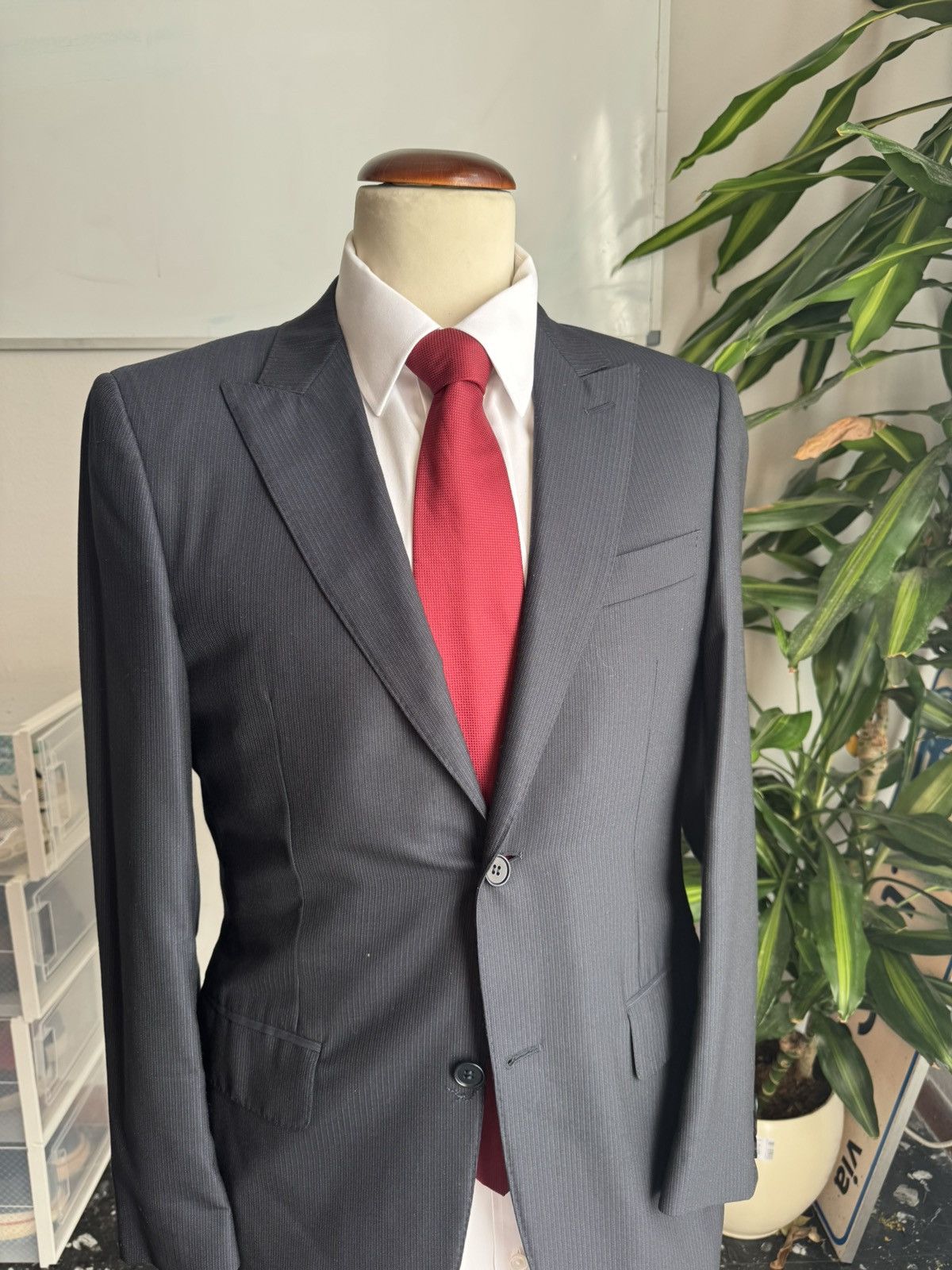 Canali Canali Suit blue 46 Size 46R - 2 Thumbnail