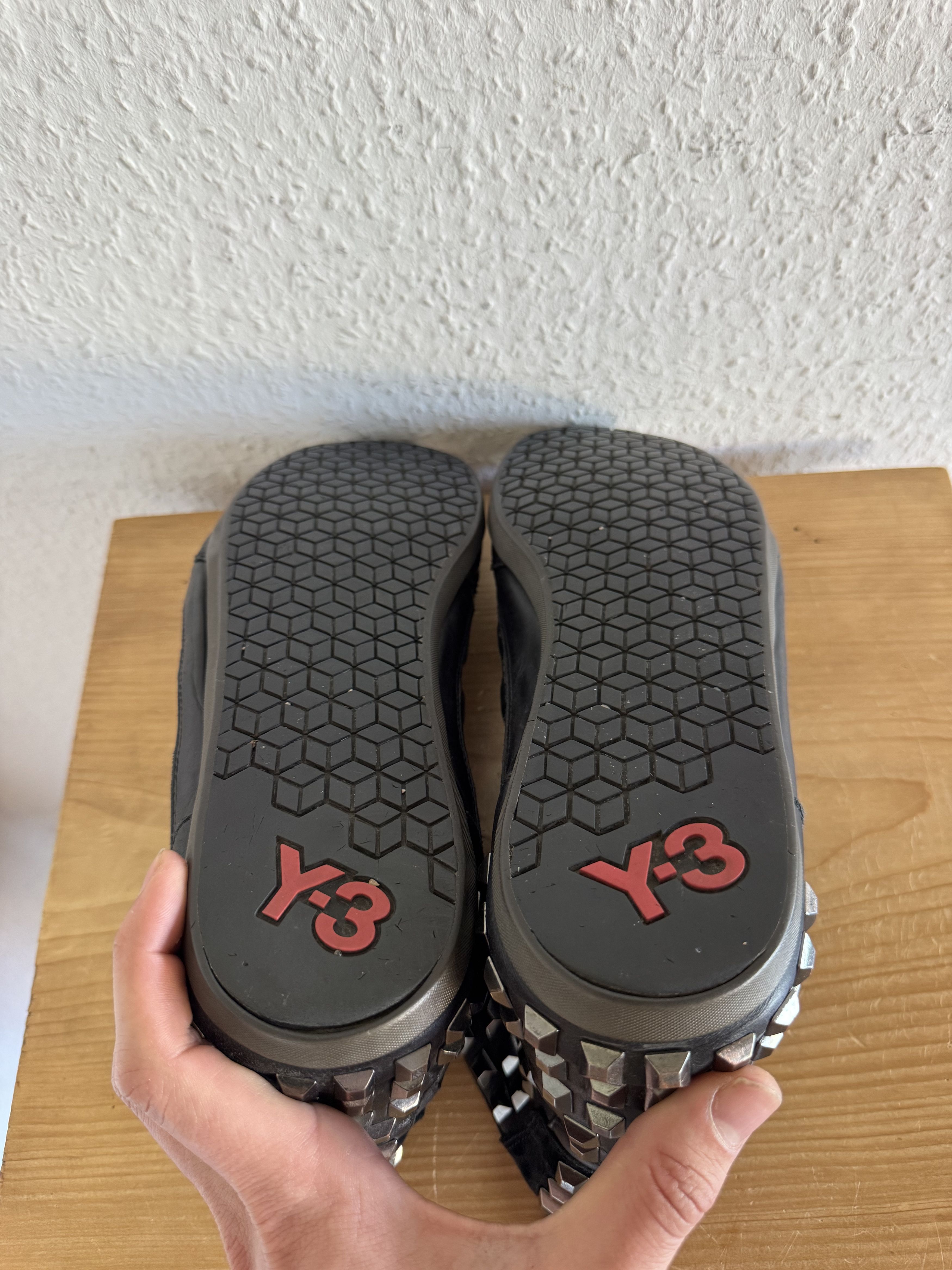 Y-3 Y-3 Honja High Studded Sneakers Size US 11.5 / EU 44-45 - 12 Thumbnail