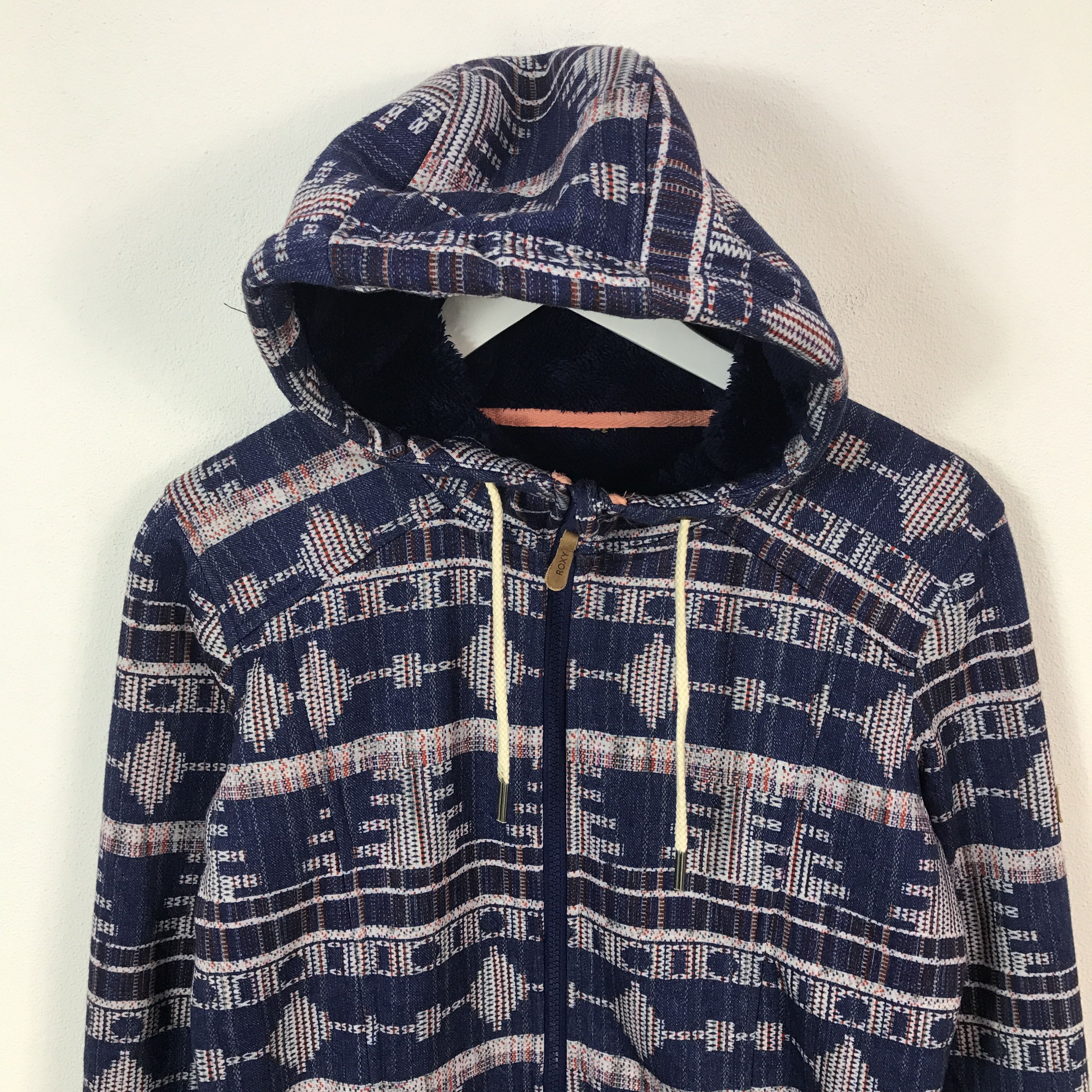 Japanese Brand Roxy Designer Zipper jacket With Hoodie Size US S / EU 44-46 / 1 - 2 Thumbnail