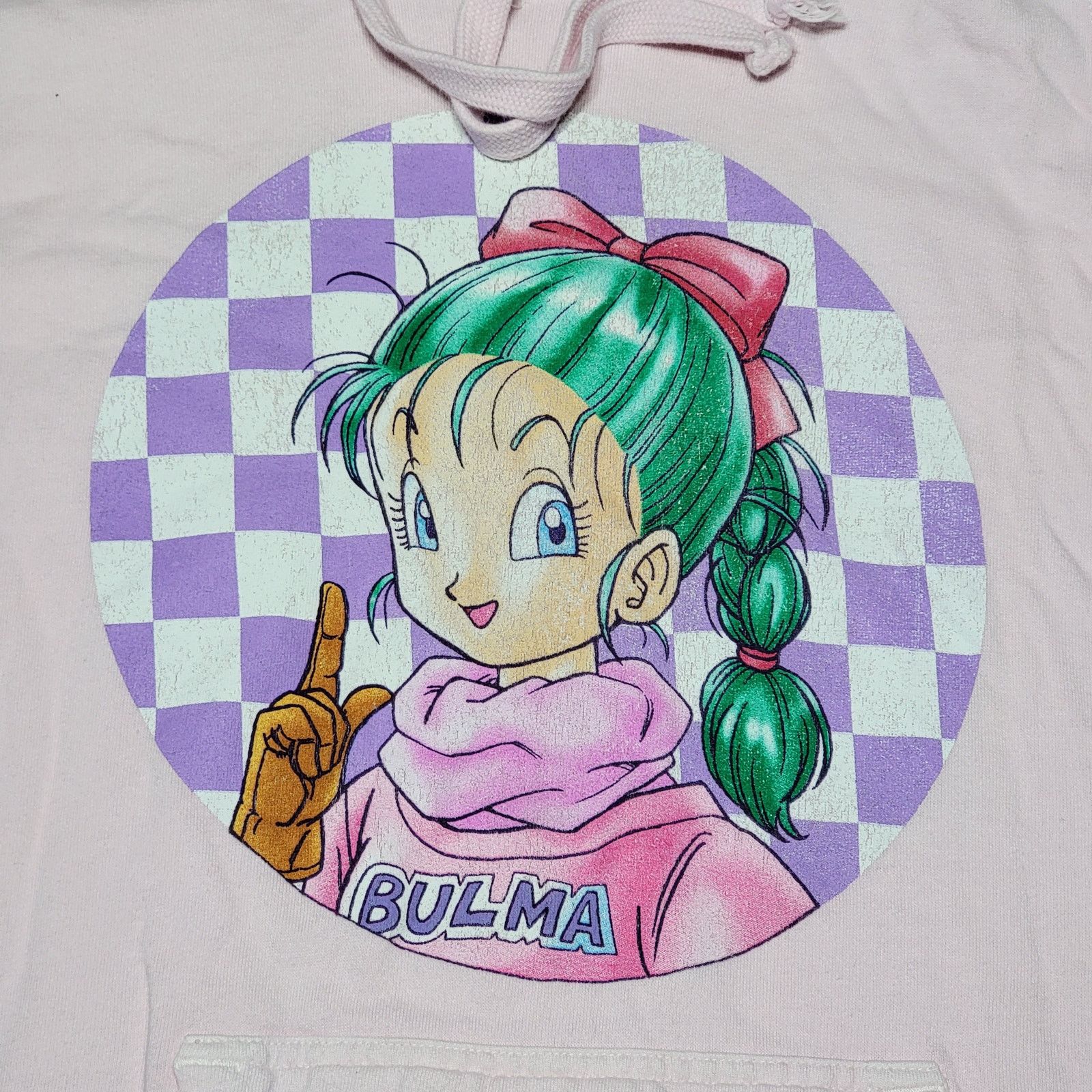 Other Dragonball LS Pink Pullover Hoodie "Bulma" - Size 1 (XL) Size XL / US 12-14 / IT 48-50 - 2 Thumbnail