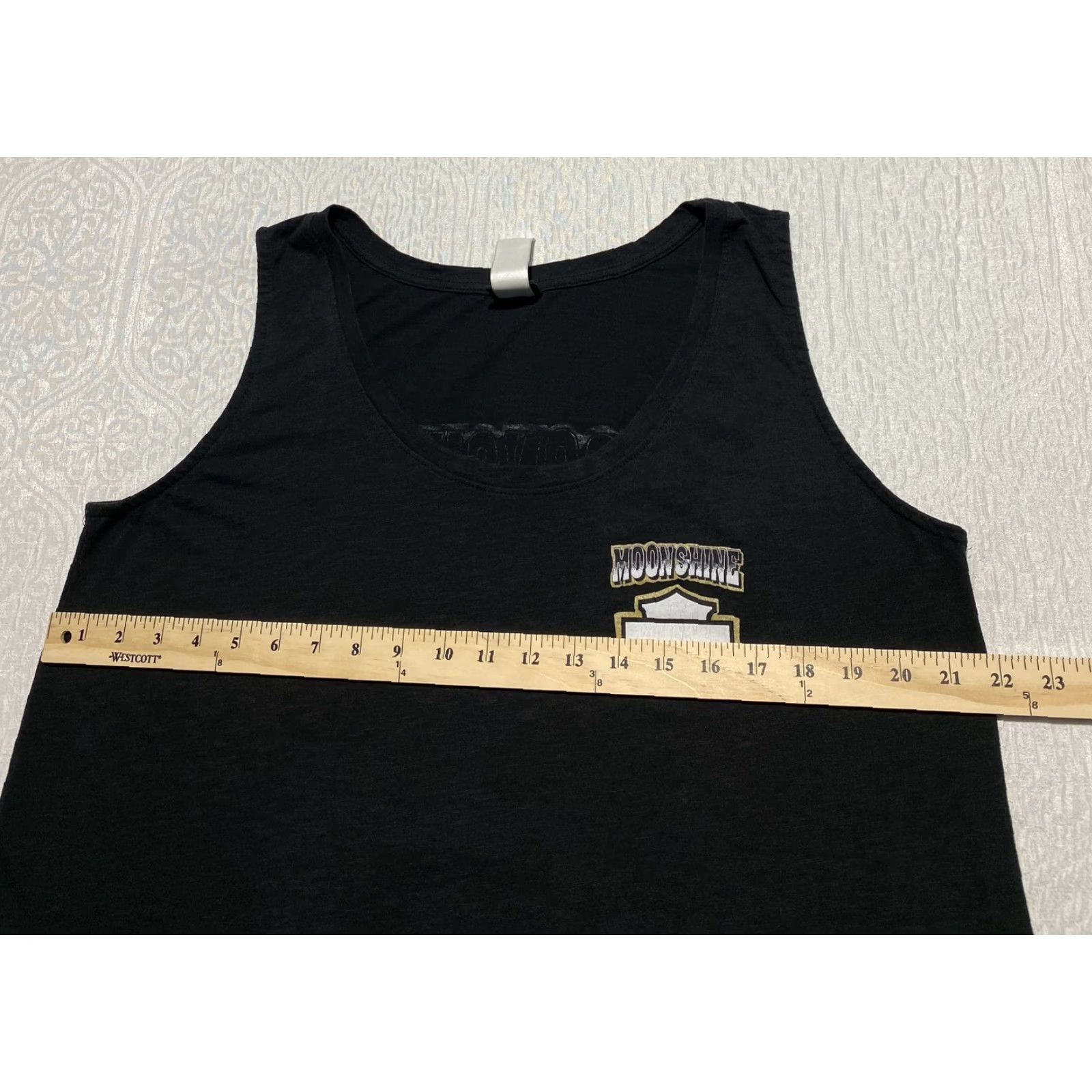 Harley Davidson Harley-Davidson Shirt Womens 2X Black Moonshine Franklin TN Eagle Tank Top Biker Size XXL / US 16-18 / IT 52-54 - 7 Thumbnail