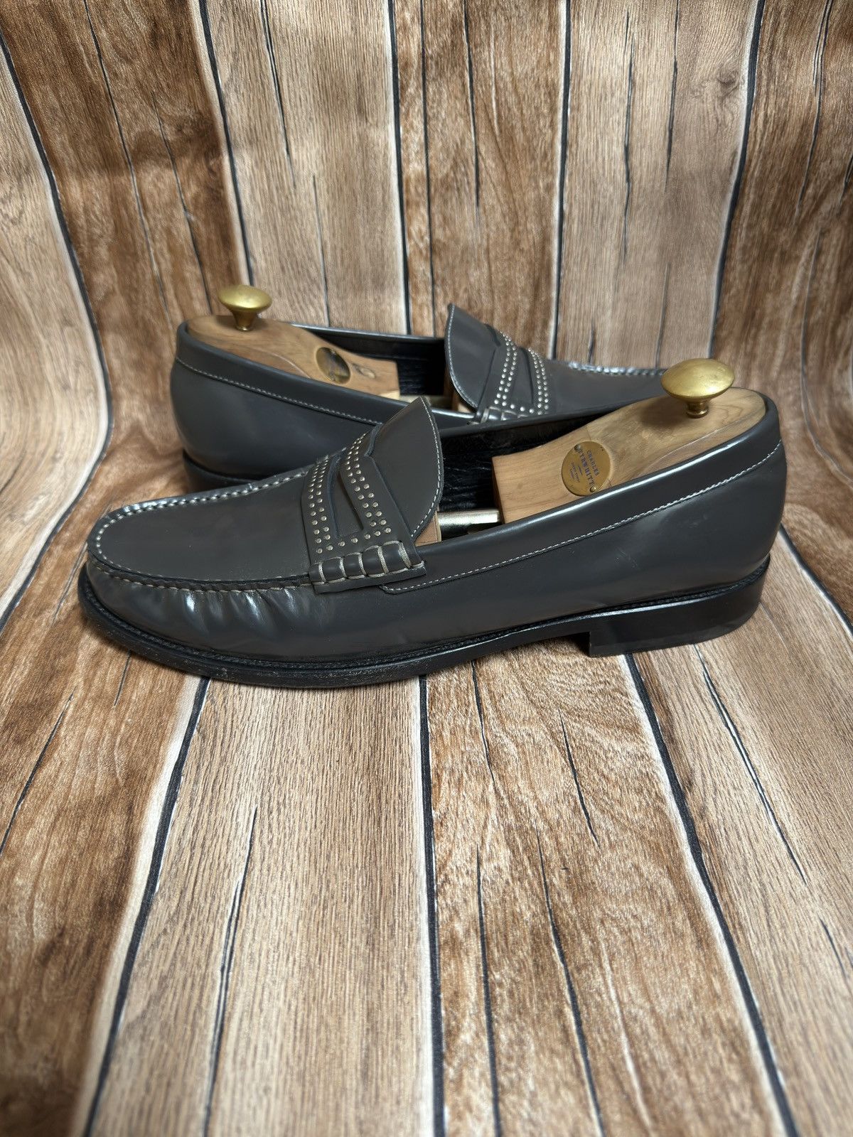 Saint Laurent Paris 🔥🔋fw13 studded Germain penny loafers Size US 10 / EU 43 - 5 Thumbnail
