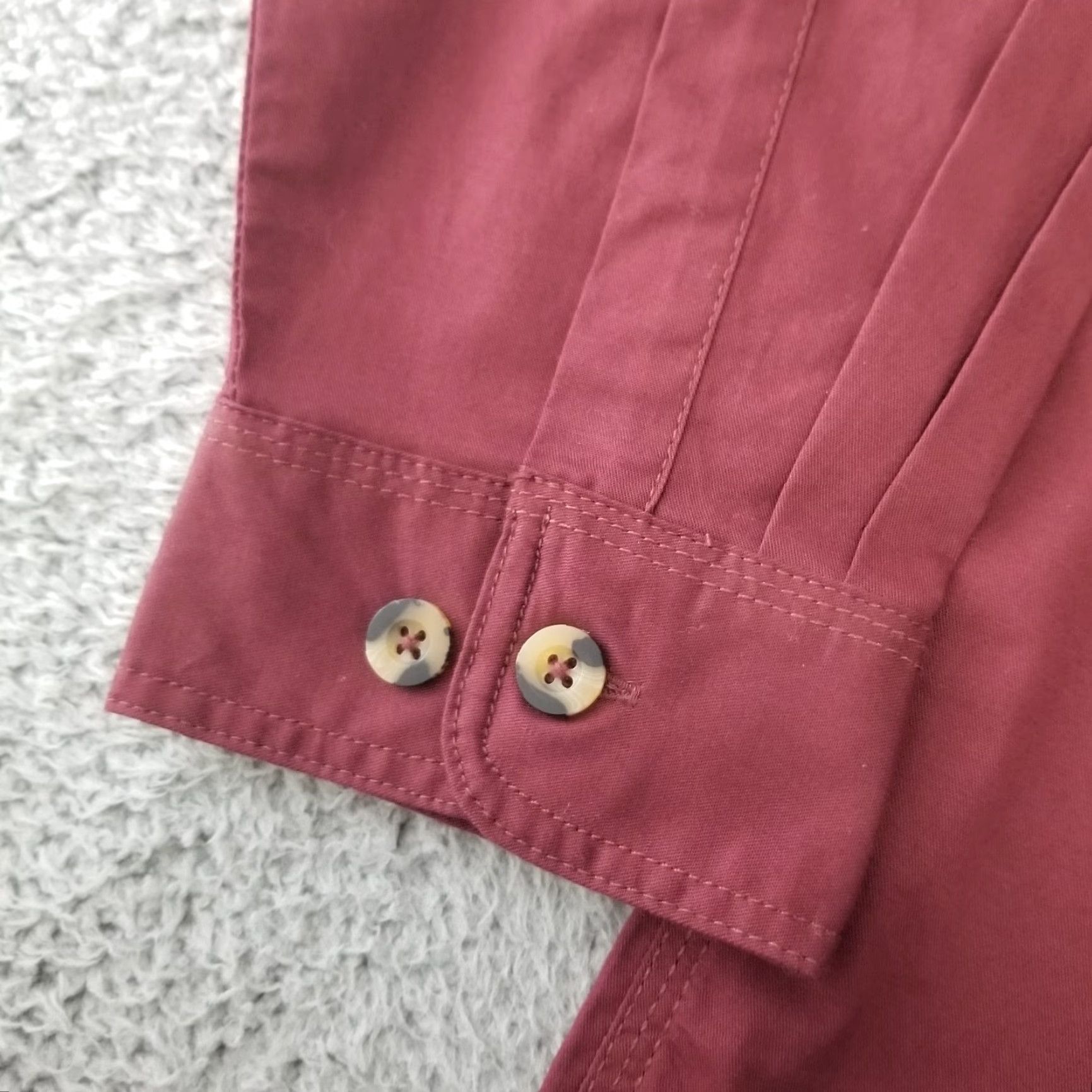 Eddie Bauer Eddie Bauer Shirt Mens Extra Large Burgundy Workwear Long Sleeve Logger Cotton Size US XL / EU 56 / 4 - 5 Thumbnail