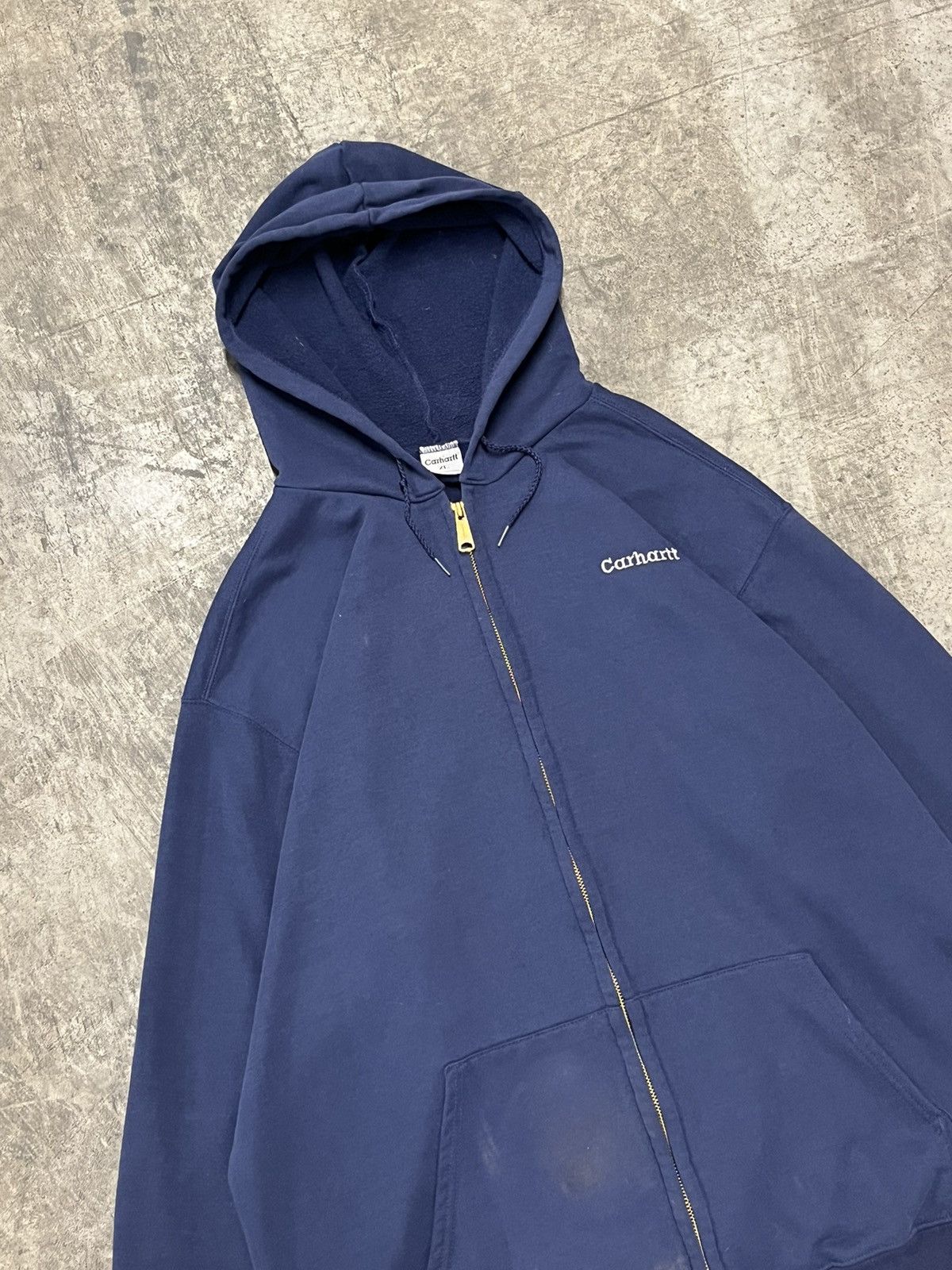 Carhartt × Vintage Carhartt zip up hoodie vintage streetwear hype boxy rare Size US XL / EU 56 / 4 - 3 Thumbnail