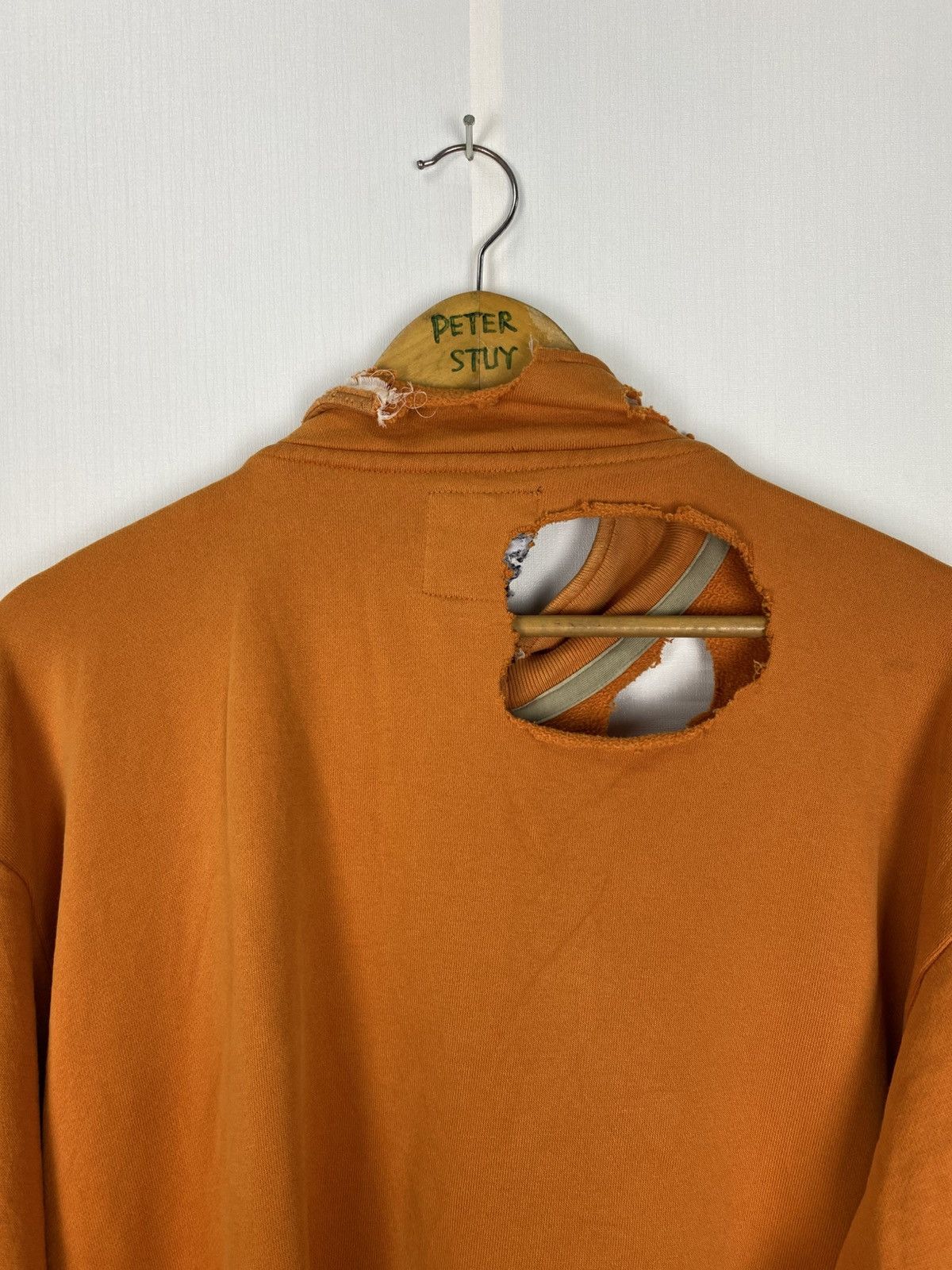 Stussy Stussy big hole distress style sweater Size US L / EU 52-54 / 3 - 5 Thumbnail