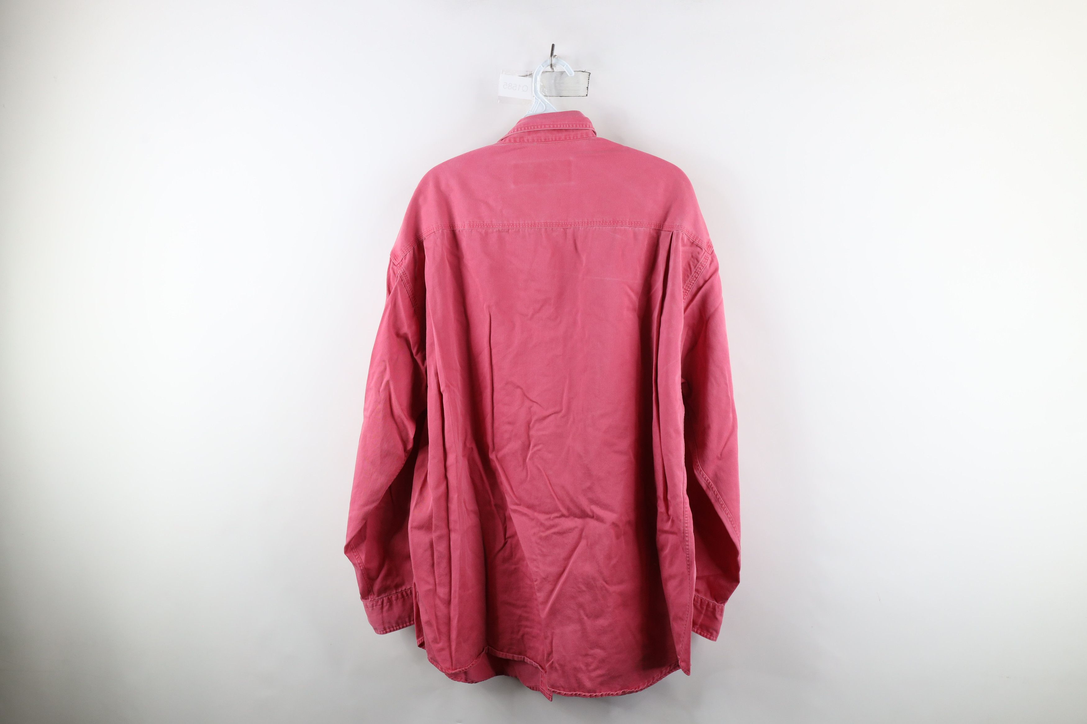 Vintage Vintage 90s Streetwear Fit Stonewash Collared Button Shirt Size US L / EU 52-54 / 3 - 12 Thumbnail