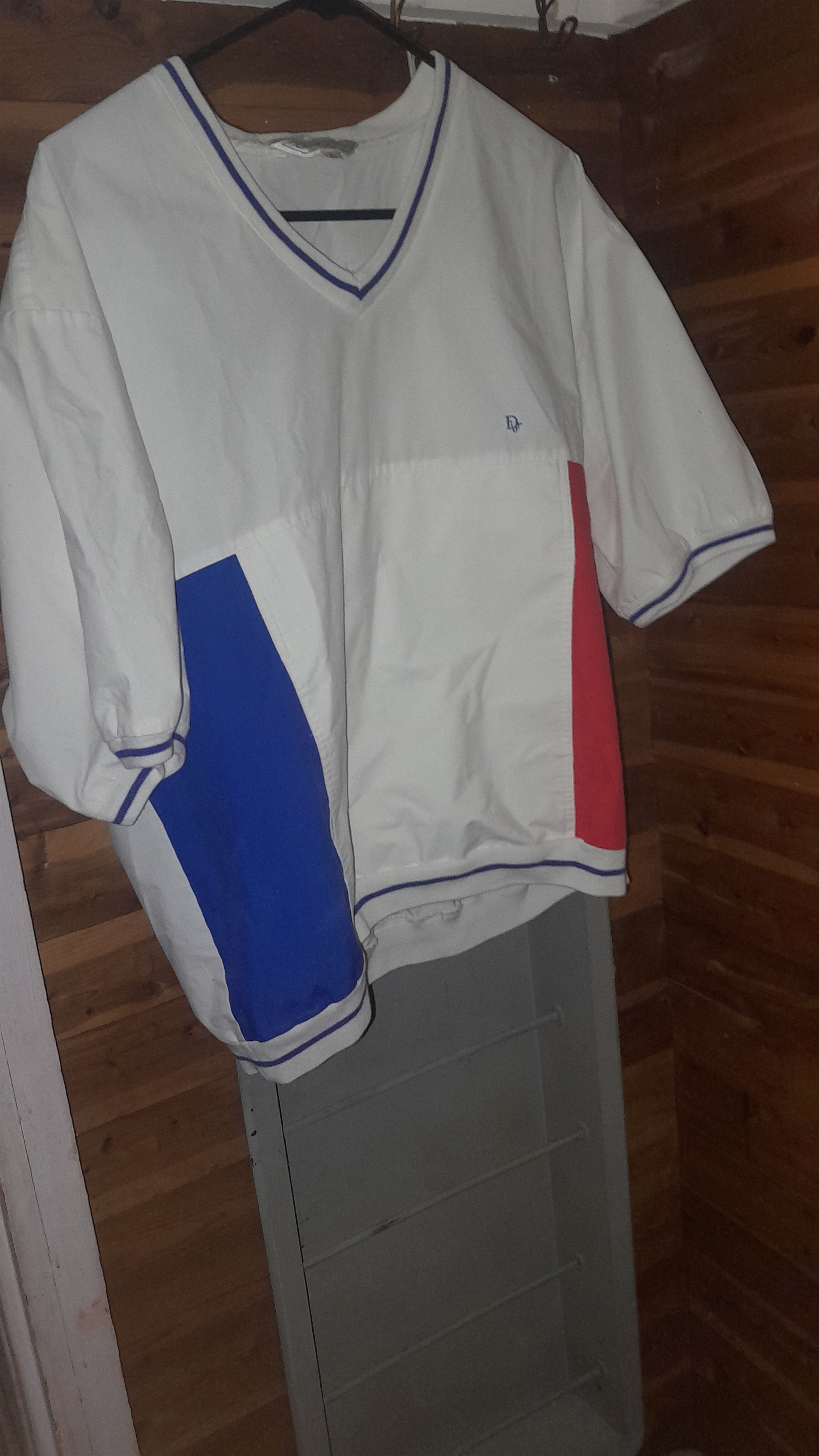 Christian Dior Monsieur Christian Dior Monsieur Windbreaker French Flag Shirt Size US L / EU 52-54 / 3 - 1 Thumbnail