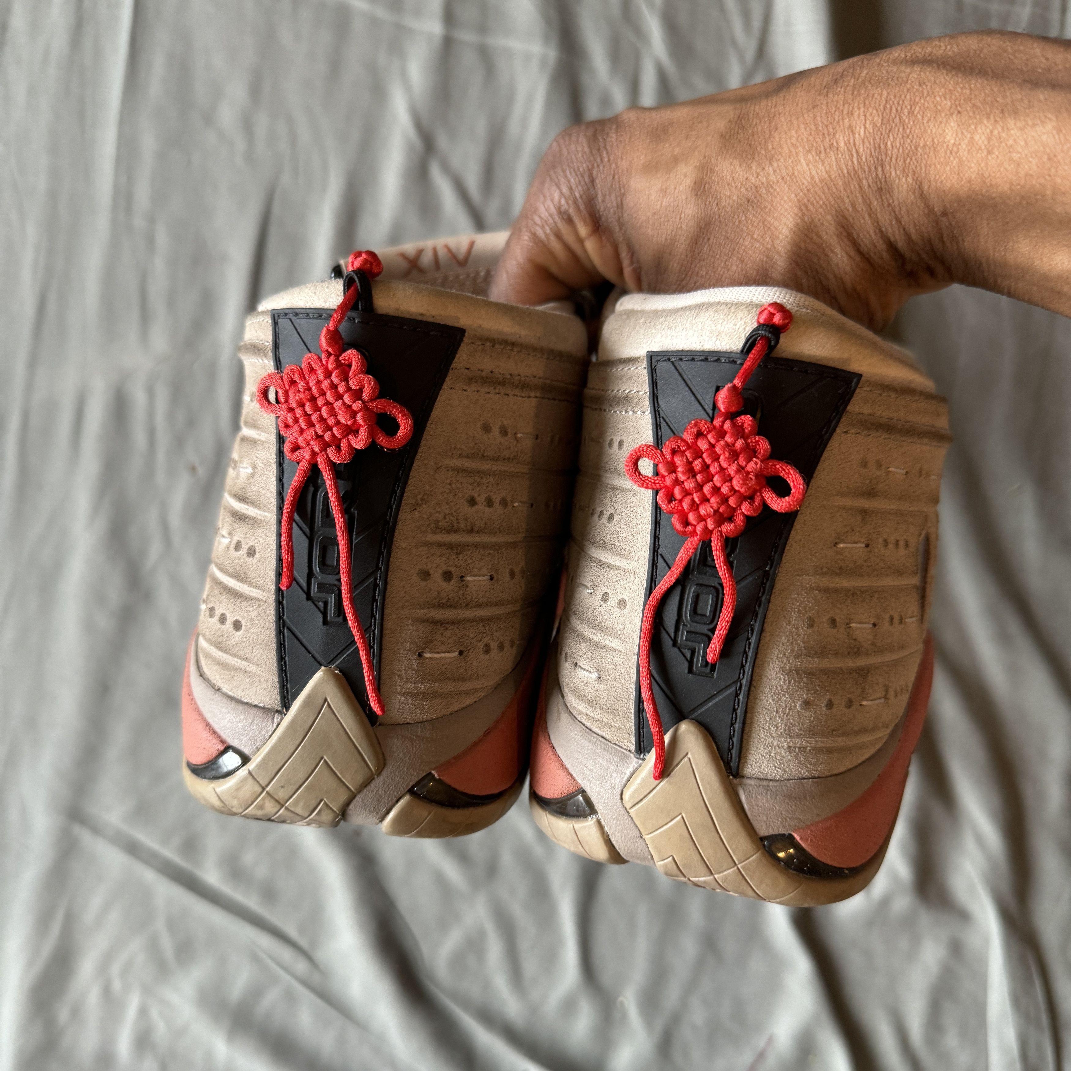 CLOT × Jordan Brand CLOT x Air Jordan 14 Retro Low 'Terracotta' Size US 9.5 / EU 42-43 - 12 Thumbnail