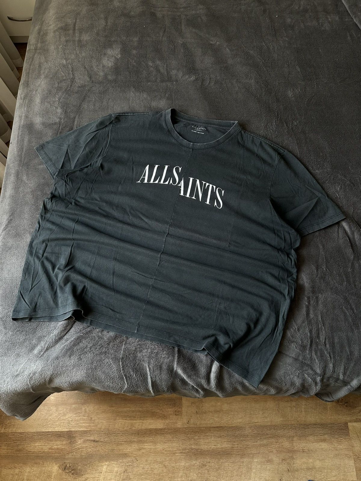 Allsaints × Vintage Vintage Y2K Faded Allsaints Tee Logo Luxury Size US XXL / EU 58 / 5 - 1 Thumbnail