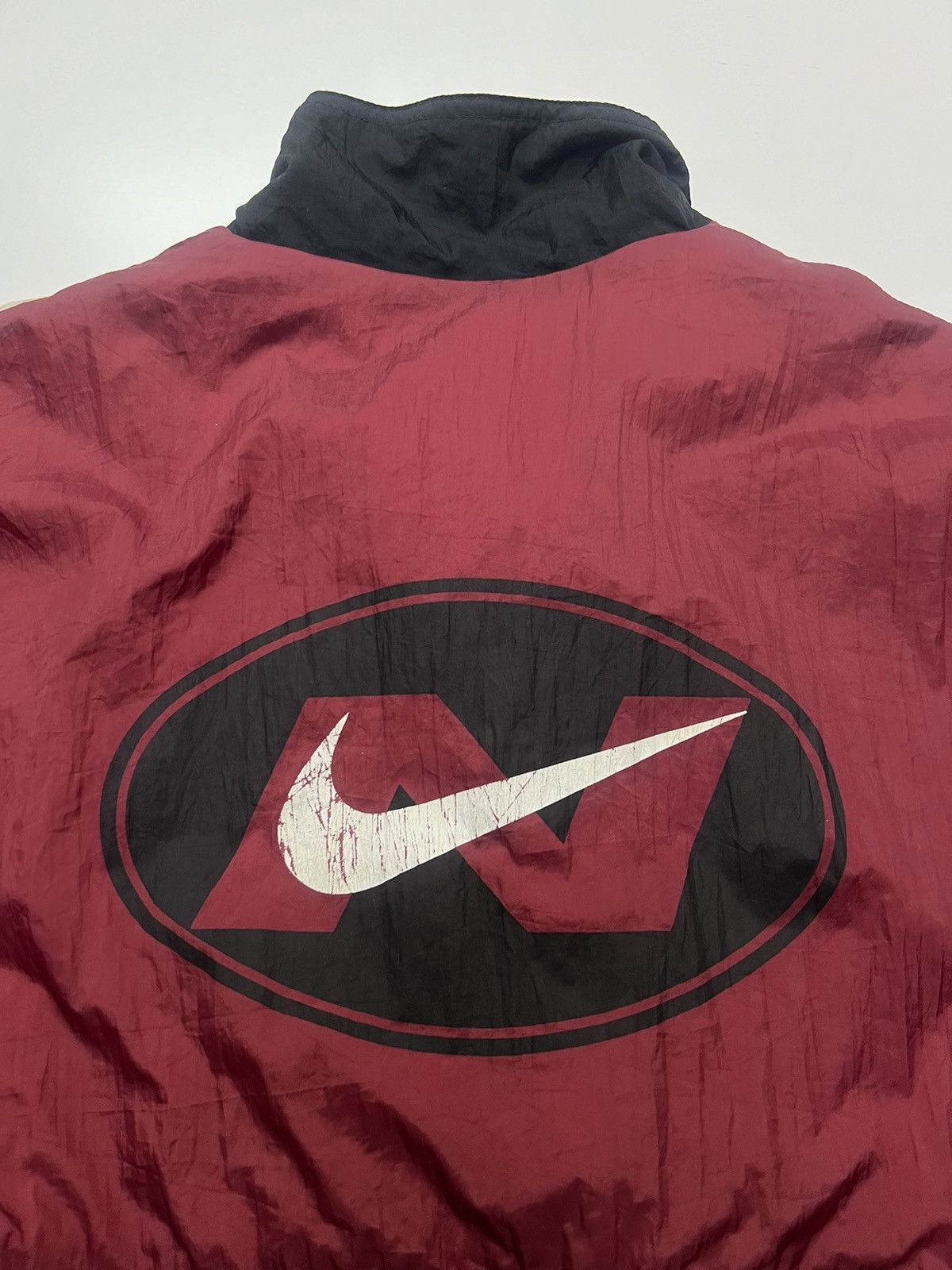 Nike VINTAGE NIKE SWOOSH BIG LOGO WINDBREAKER Size US L / EU 52-54 / 3 - 10 Thumbnail