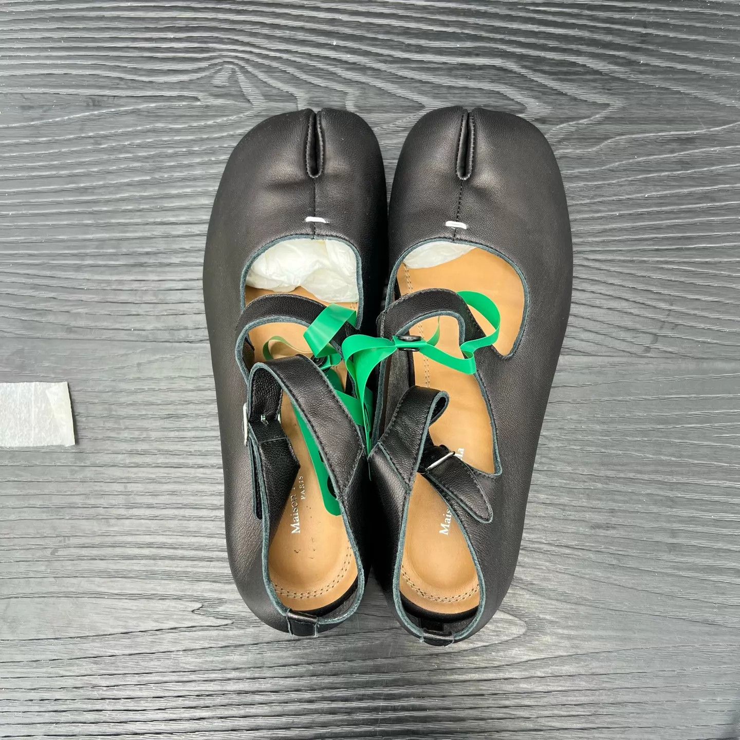 Maison Margiela Margiela Tabi Sheepskin Ankle Wrap Ballerina 99 New 37.5 Size US 7 / IT 37 - 6 Thumbnail