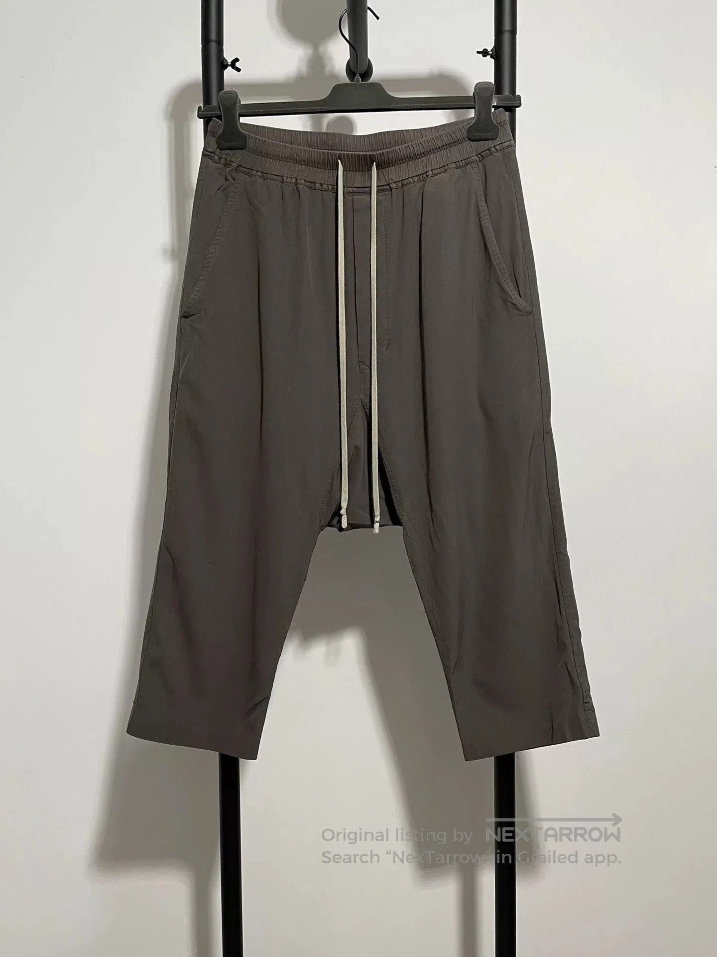 Rick Owens rick owens ro cropped pants in gray. Size US 34 / EU 50 - 1 Thumbnail